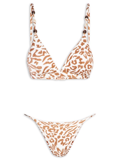 Biquíni Triângulo - Animal Print