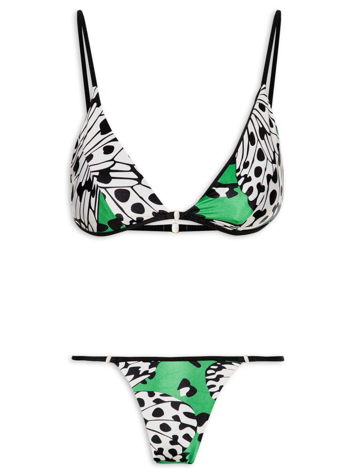 Biquíni Triangulo Borboleta - Verde