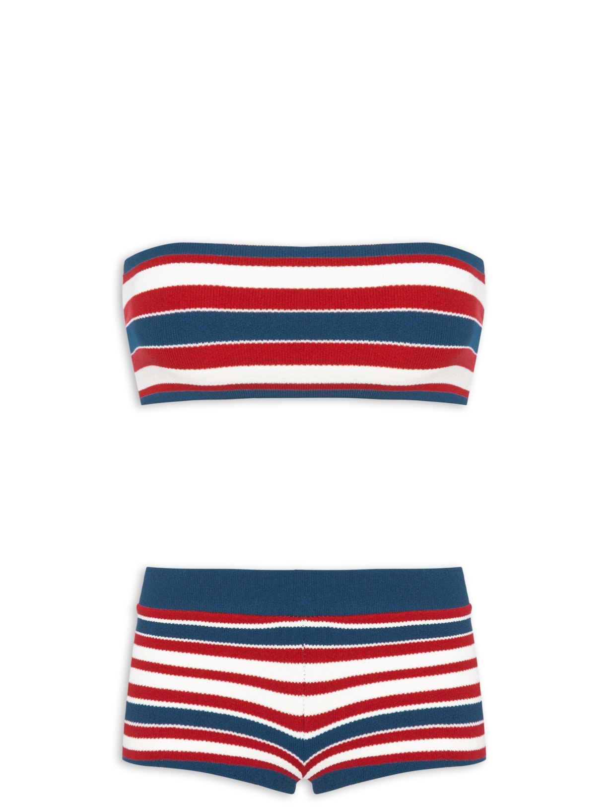 Biquíni Tricot Hibisco - Azul