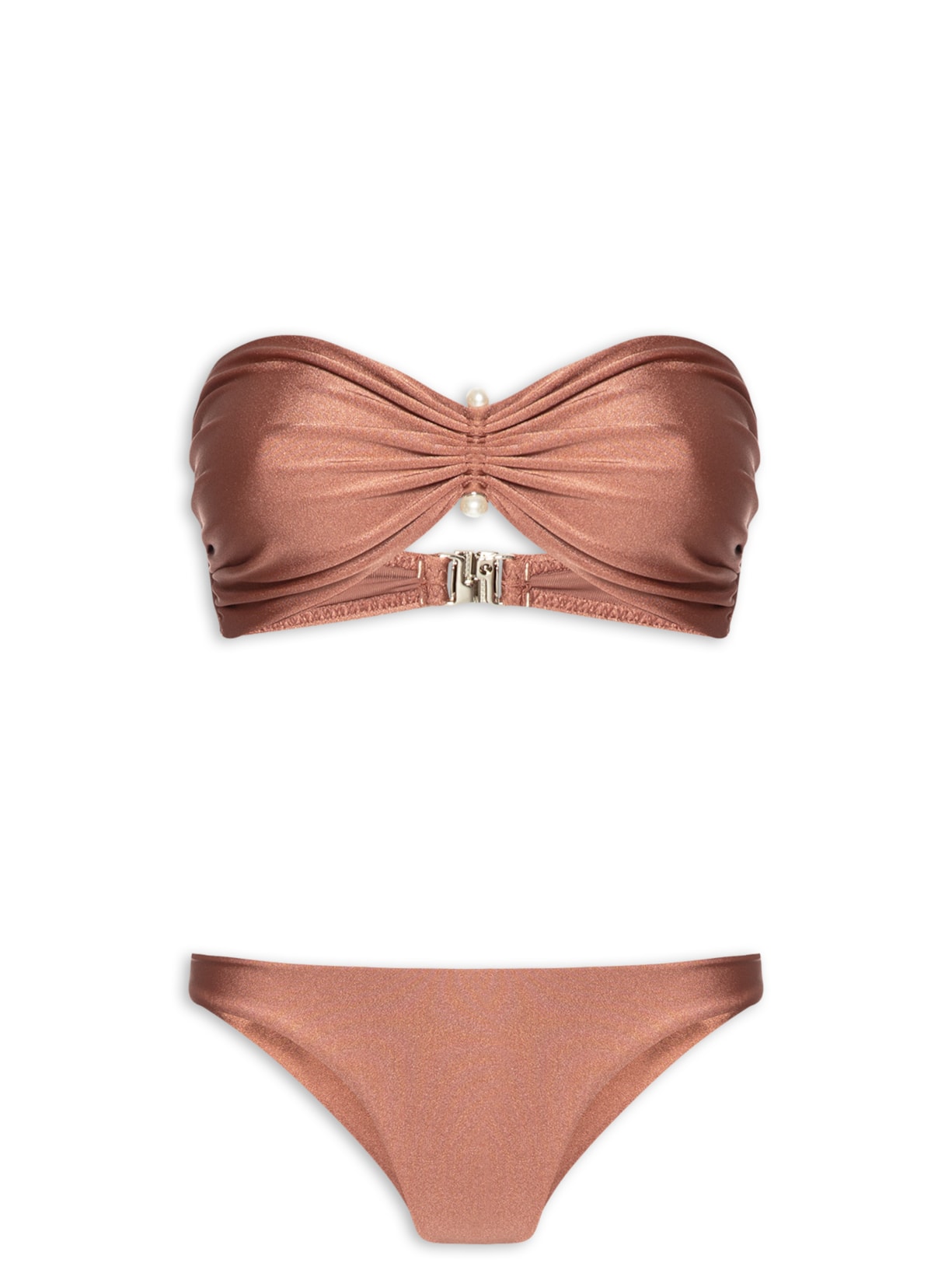 Biquíni Turim LS X Ginger - Marrom