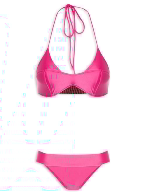 Biquíni Wave Frente única Olinda - Rosa