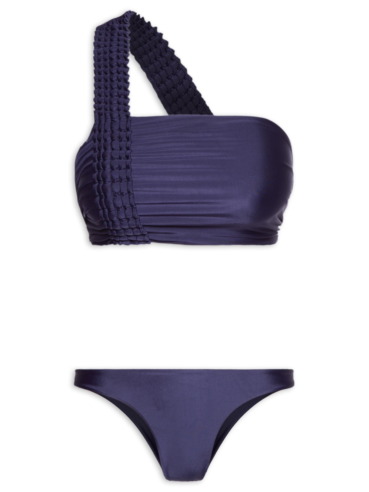 Biquíni Wave Ombro Só - Azul