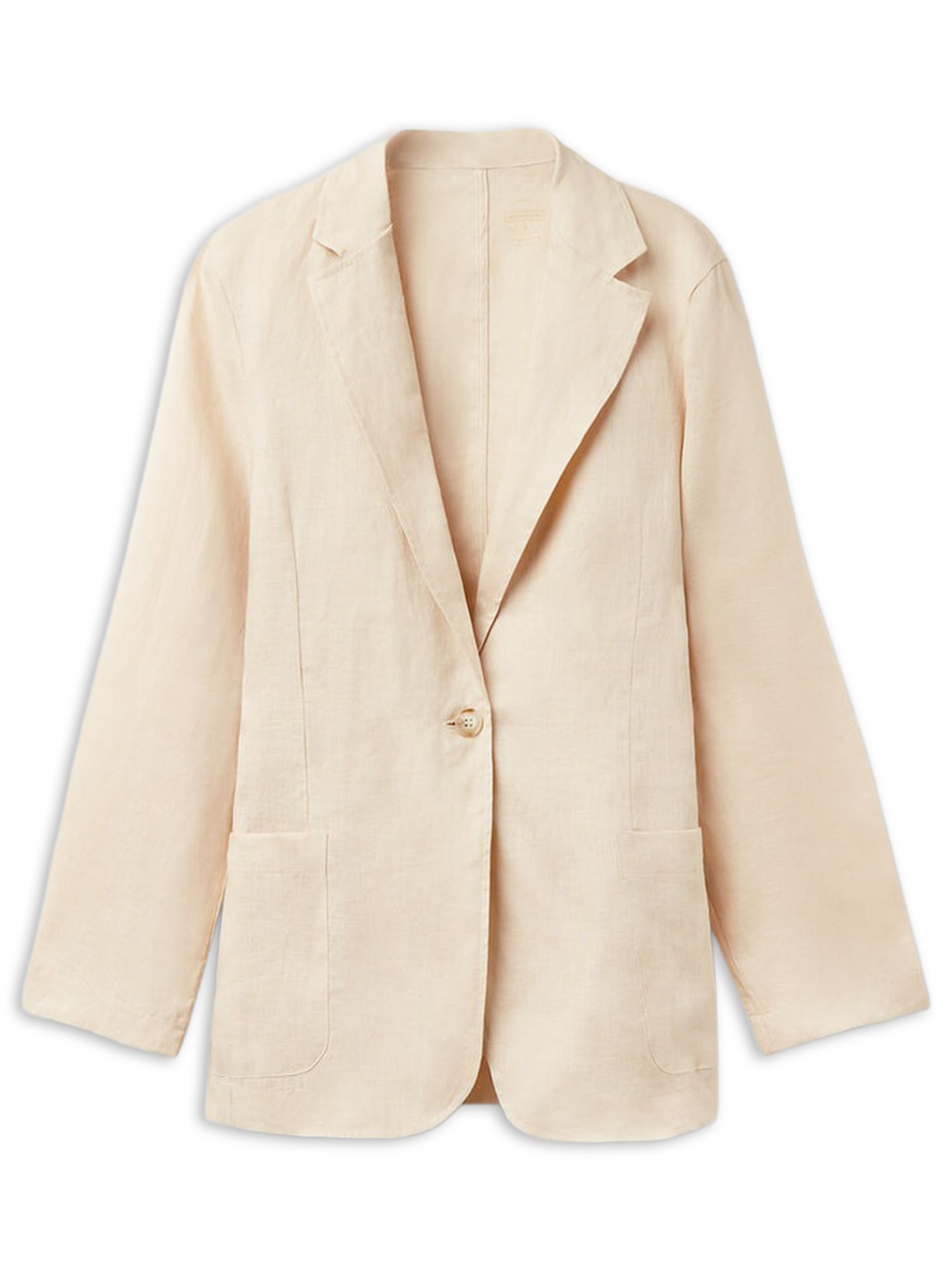 Blazer Em Linho Linho The Pure Linen Bege Intimissimi