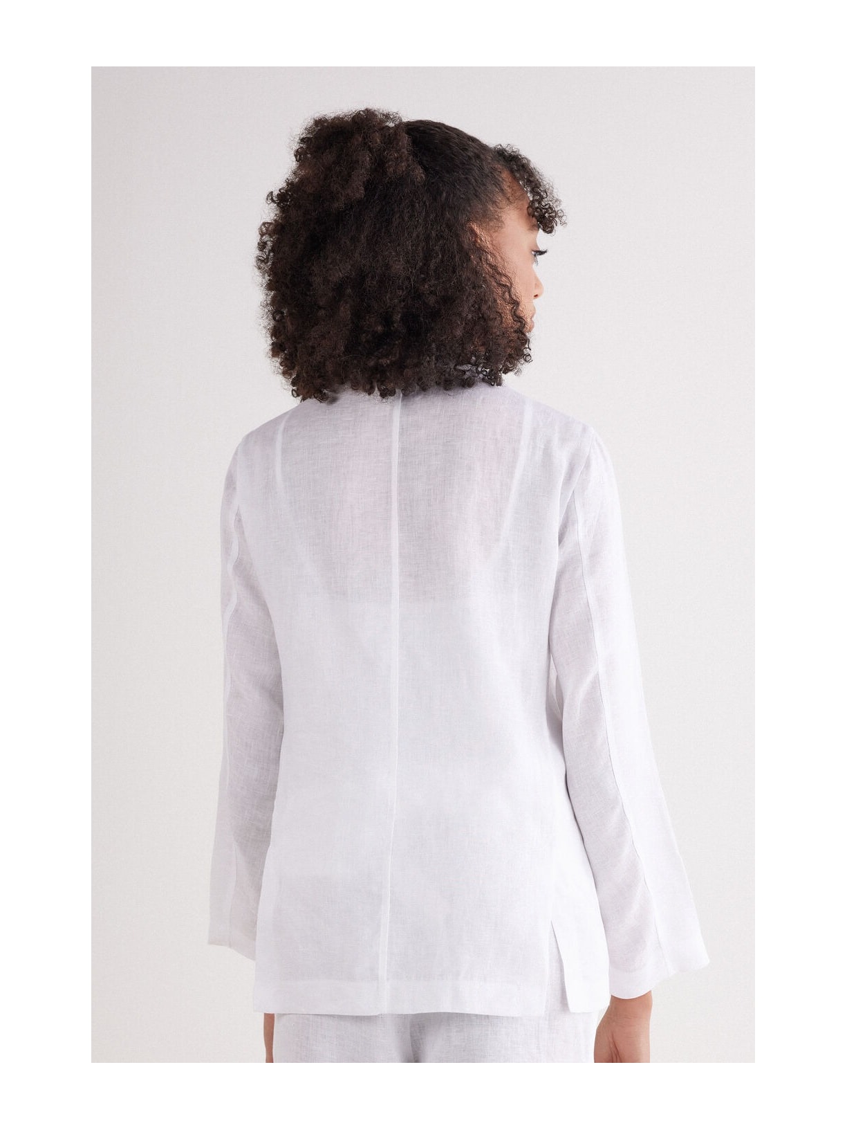 Blazer Em Linho Linho The Pure Linen Branco Intimissimi
