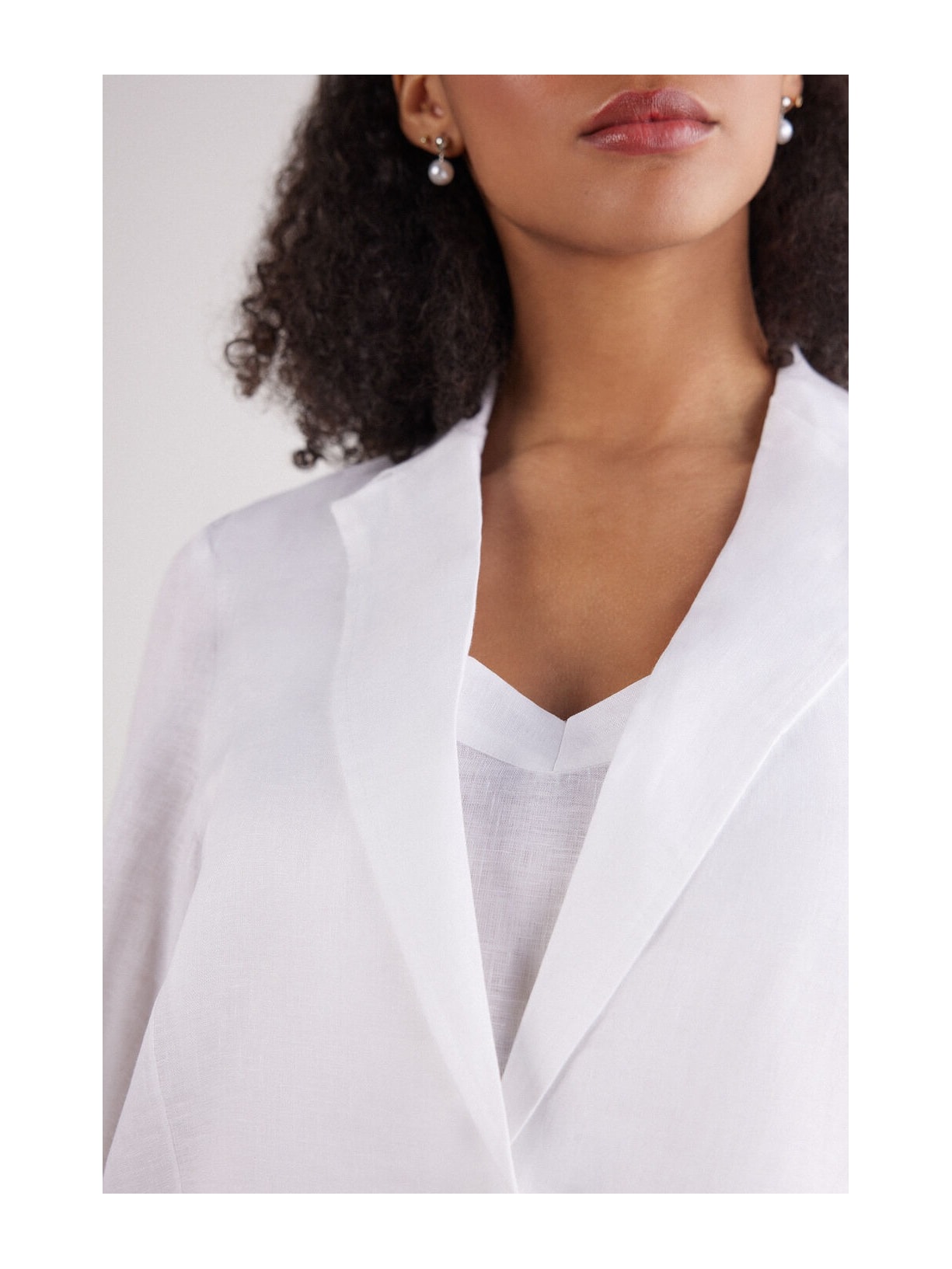Blazer Em Linho Linho The Pure Linen Branco Intimissimi