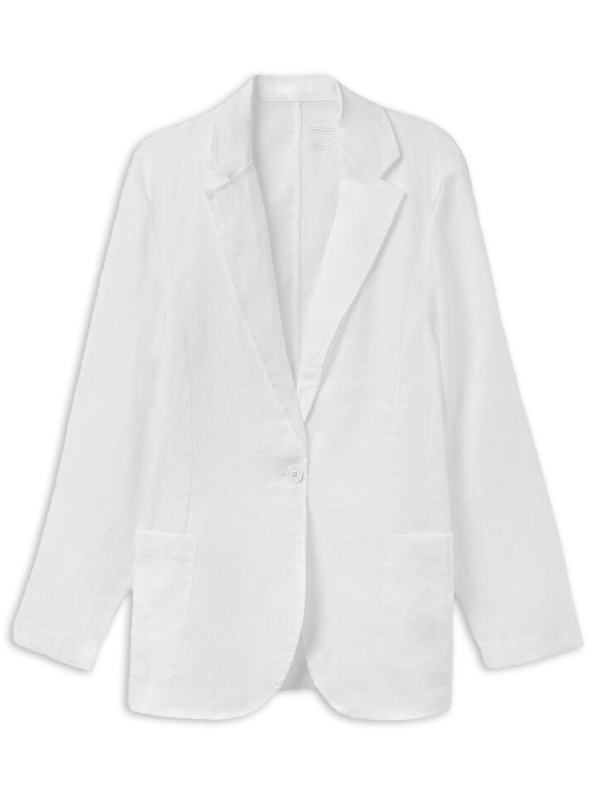 Blazer Em Linho Linho The Pure Linen - Branco
