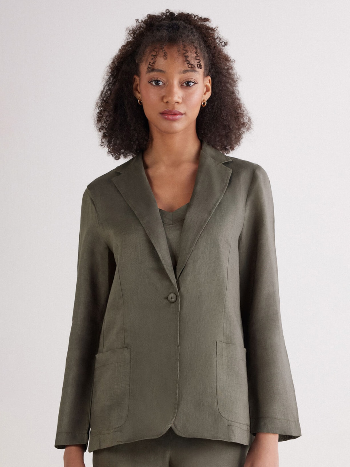 Blazer Em Linho Linho The Pure Linen Verde Intimissimi