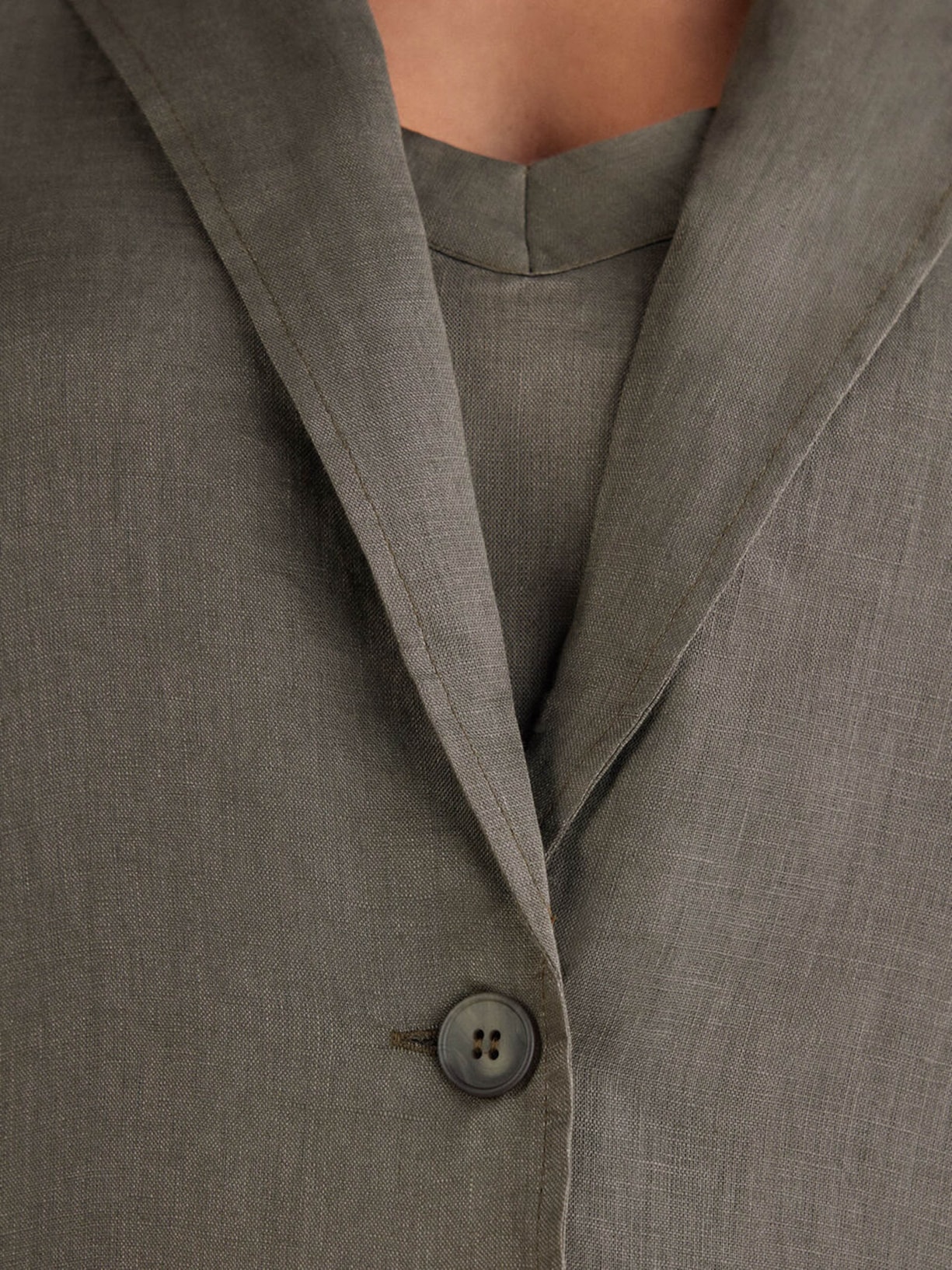 Blazer Em Linho Linho The Pure Linen Verde Intimissimi