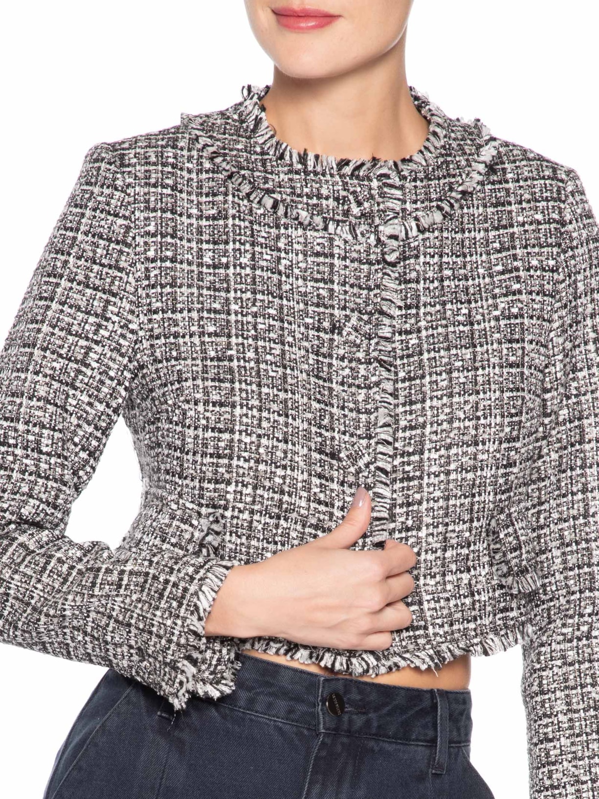 Blazer Feminina Cintia Cinza Le Lis