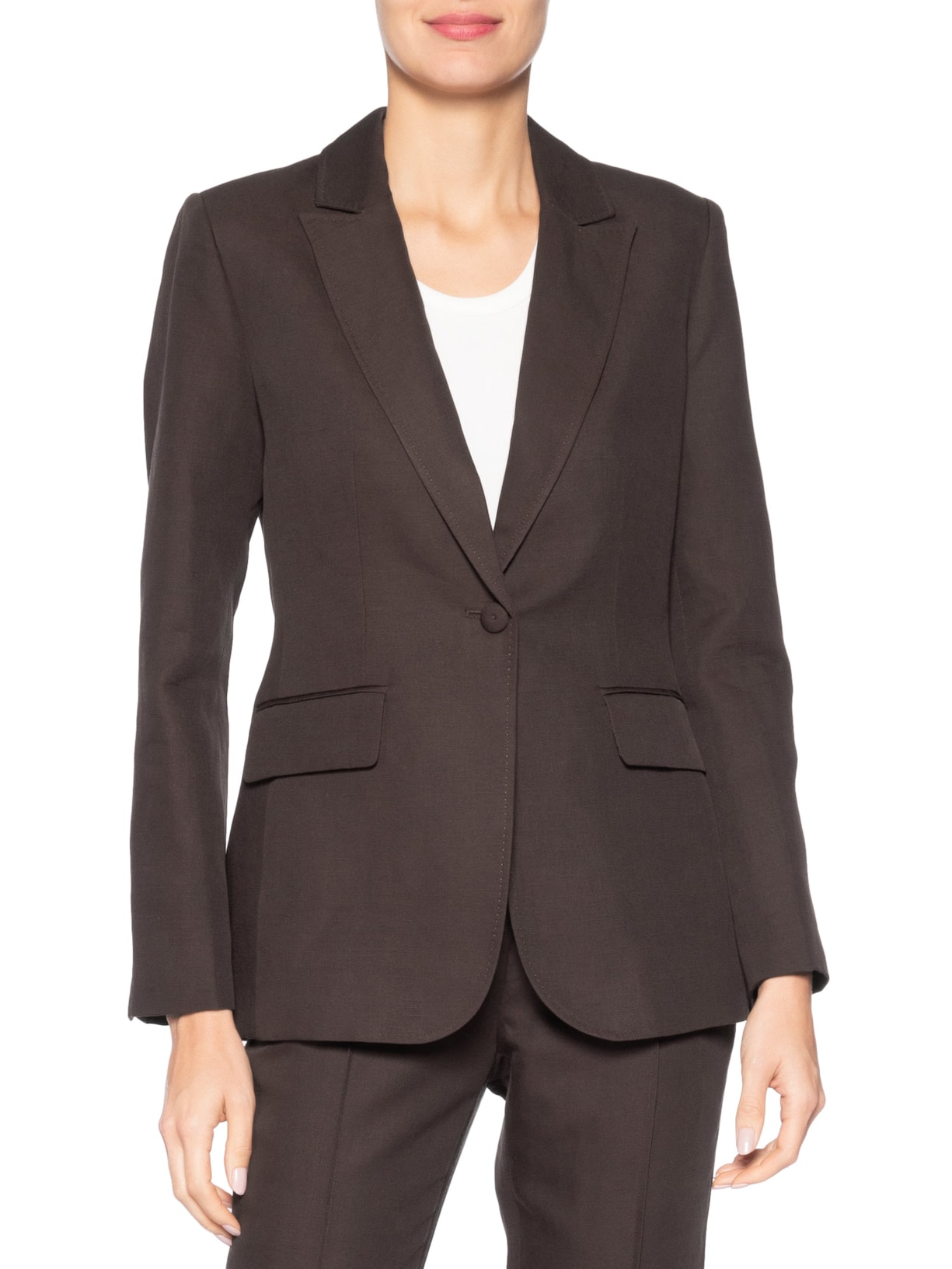 Blazer Feminina Julia IV Marrom Le Lis