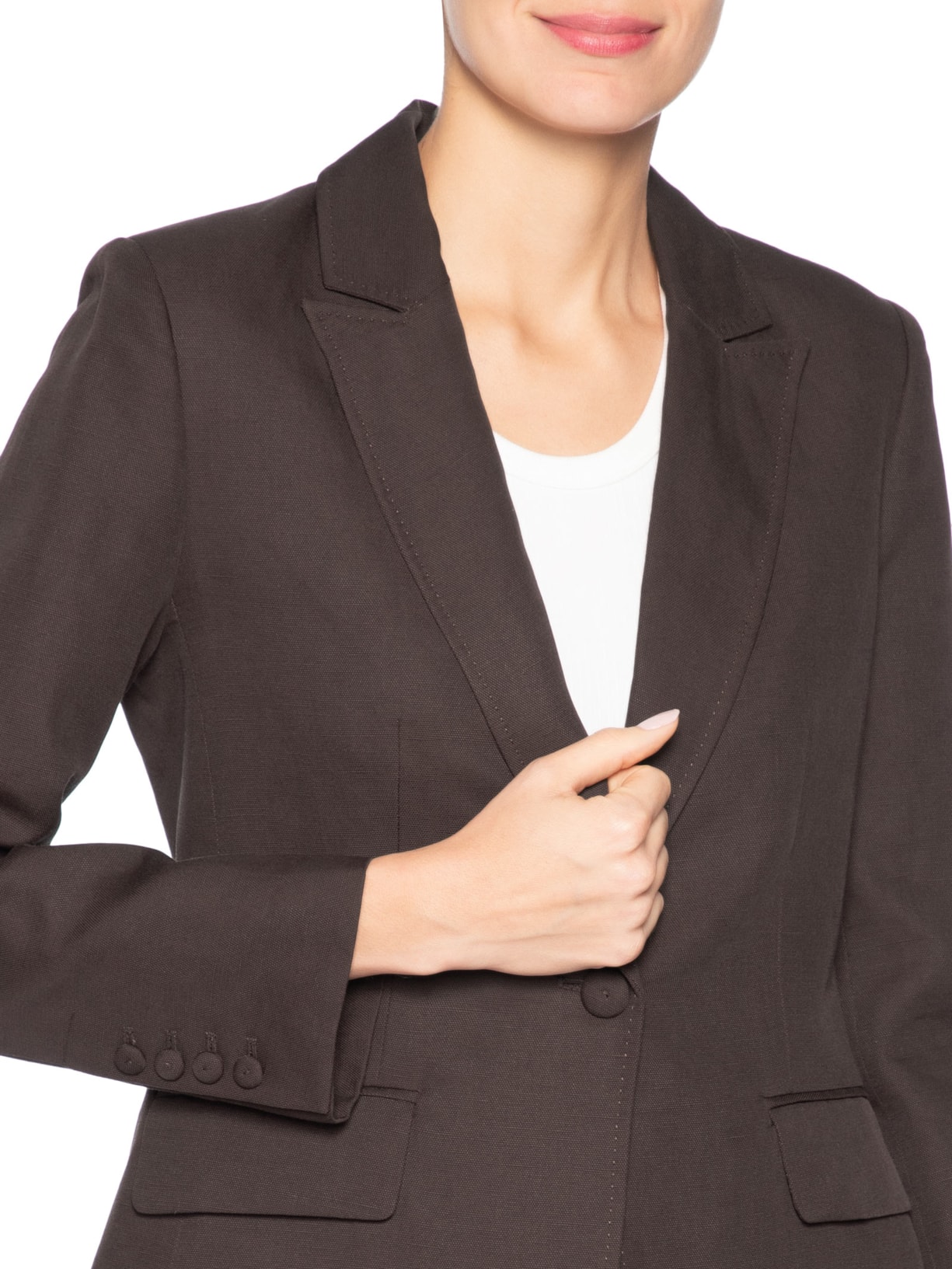 Blazer Feminina Julia IV Marrom Le Lis
