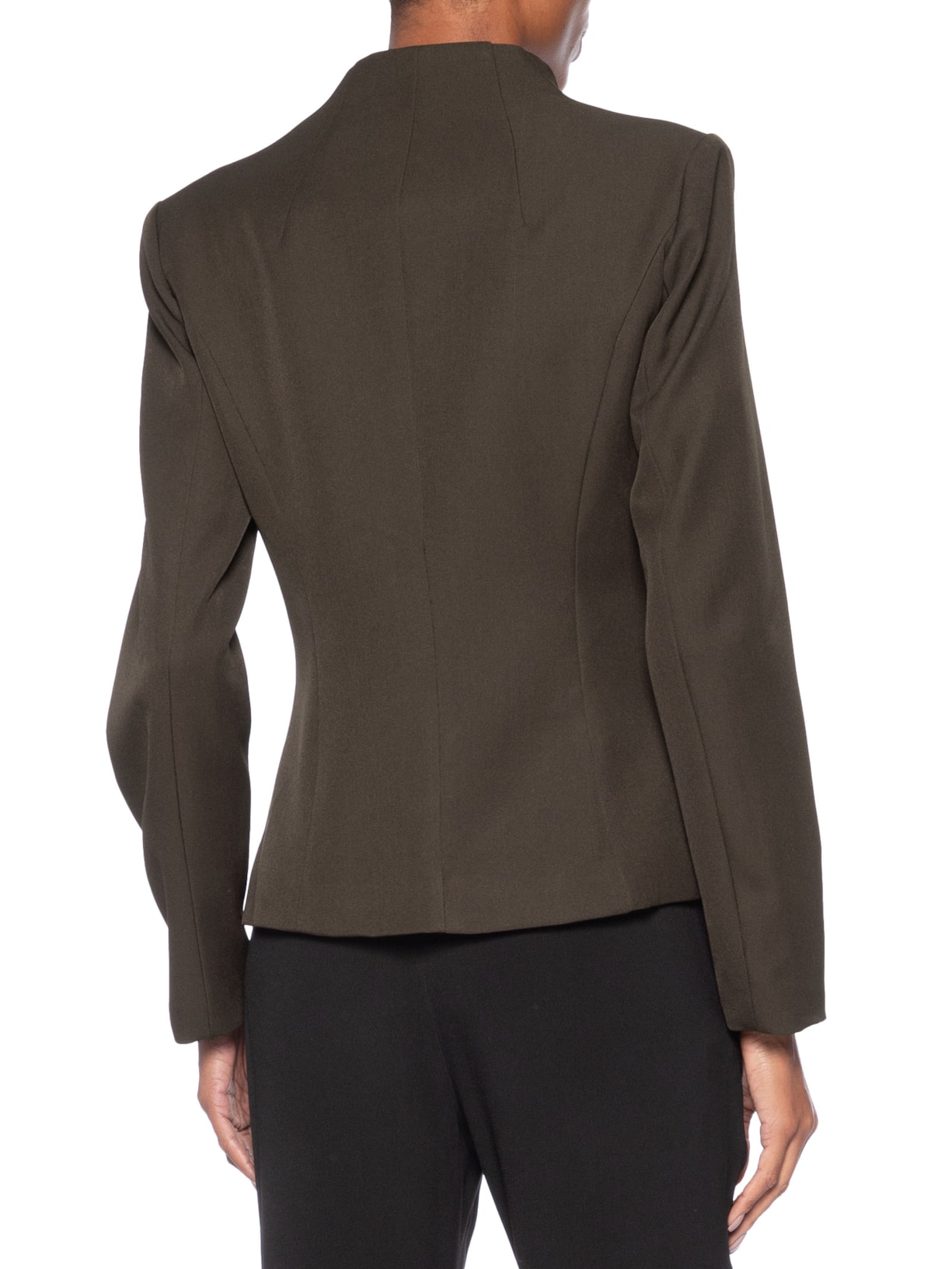 Blazer Feminino Acinturado Alfaiataria Marrom '2Essential