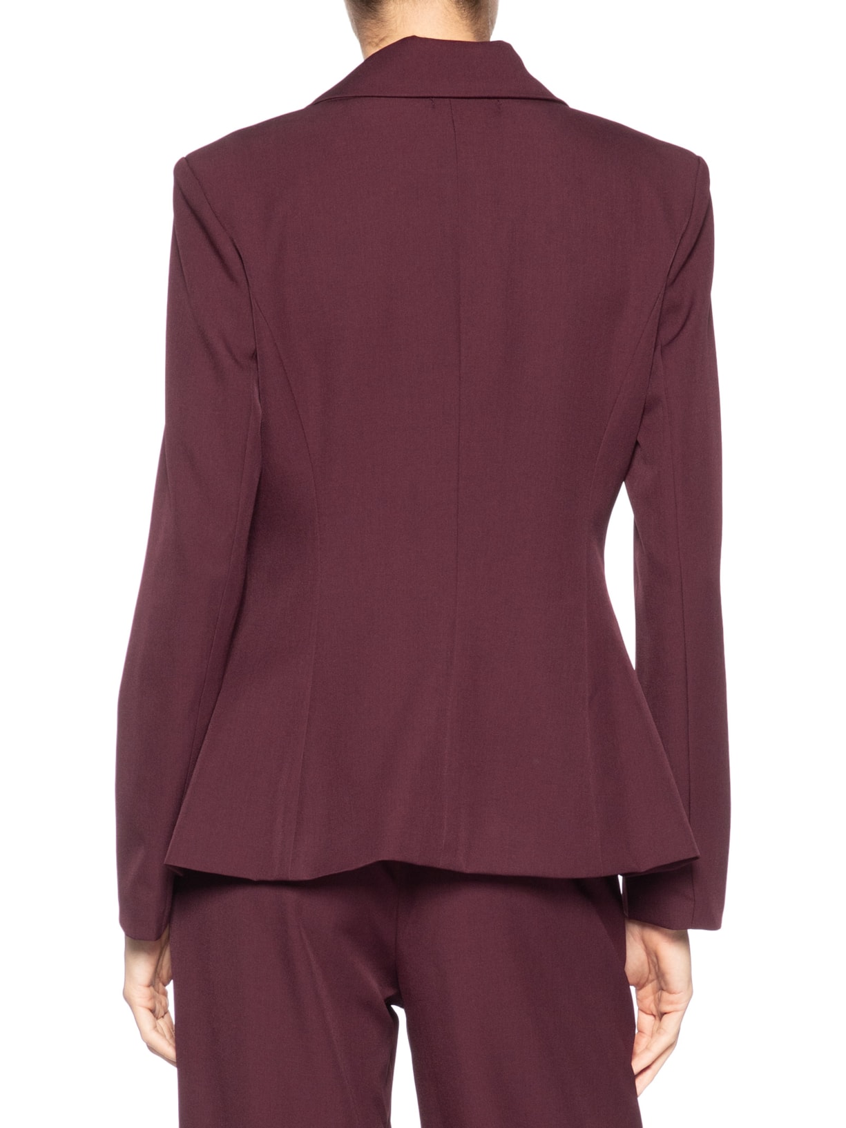 Blazer Feminino Acinturado com Faixa – Vermelho '2Essential