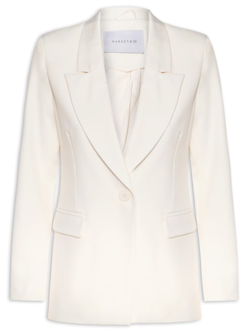 Blazer Feminino Alfaiataria – Off White