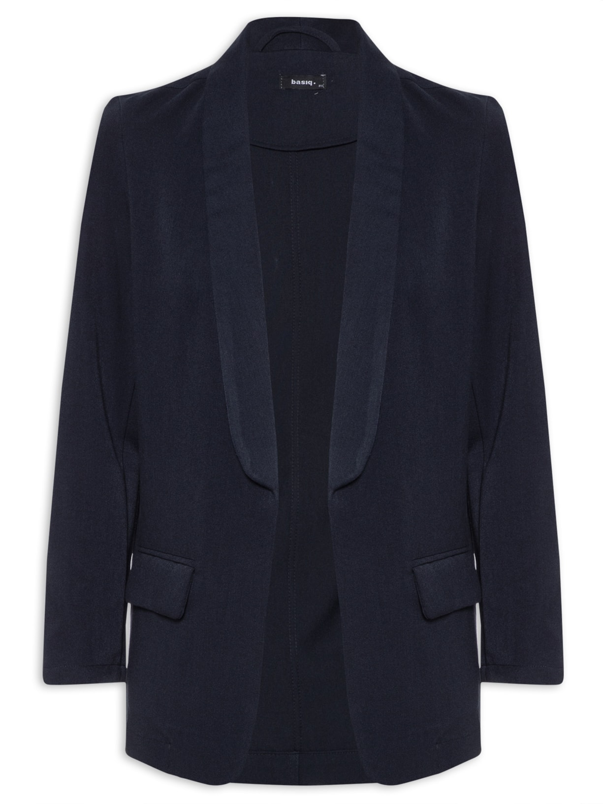 Blazer Feminino Alfaiataria Básico - Azul