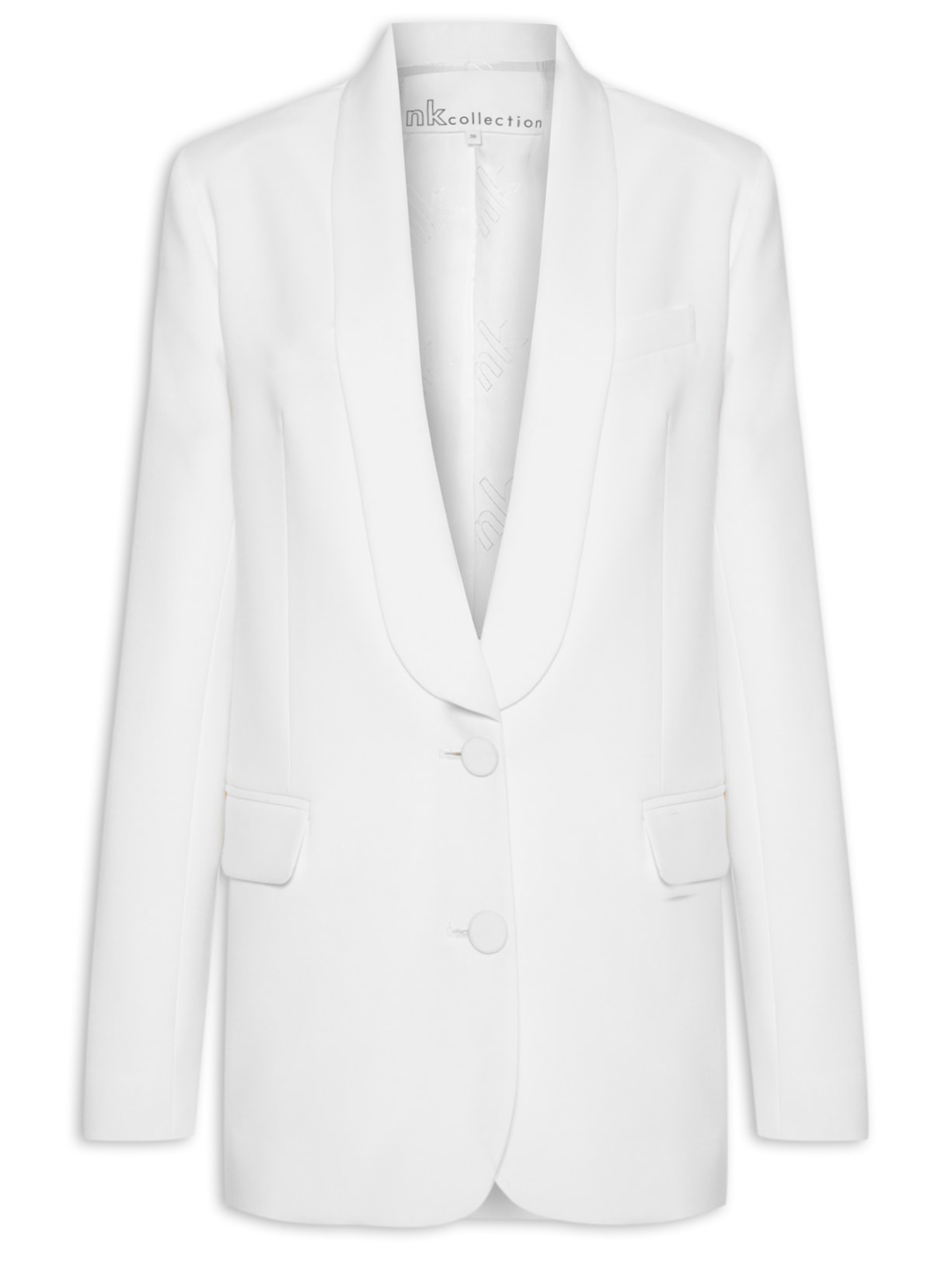 Blazer Feminino Alfaiataria Bob Babi - Off White