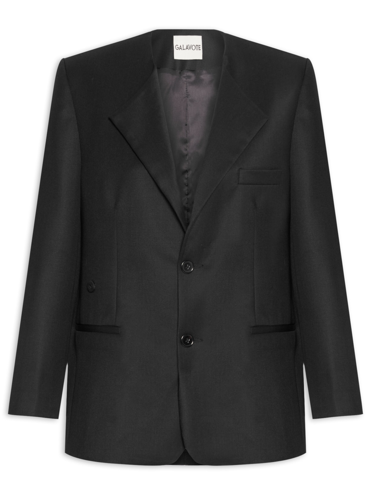 Blazer Feminino Alfaiataria Lã Preto Galavote