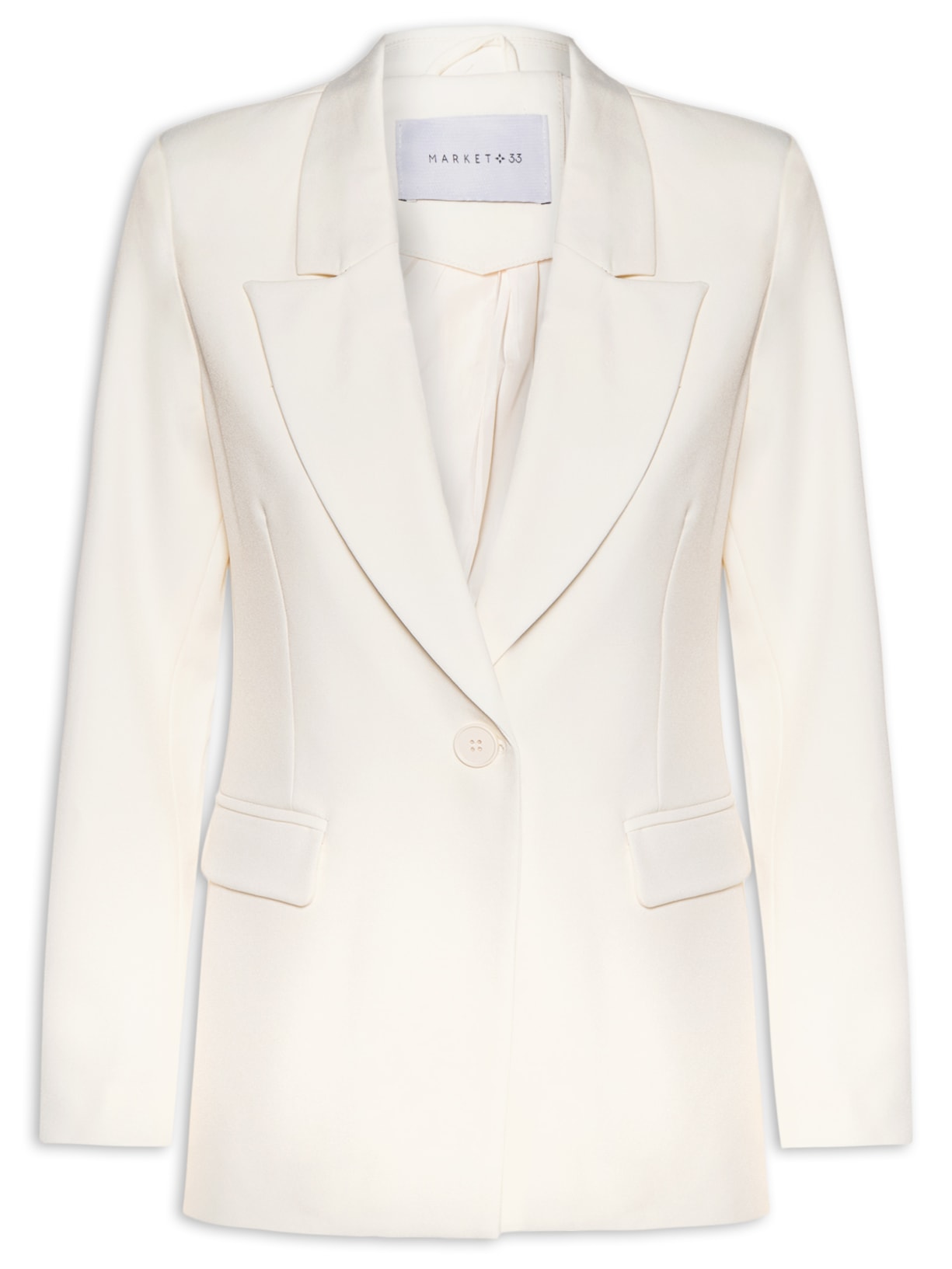 Blazer Feminino Alfaiataria – Off White