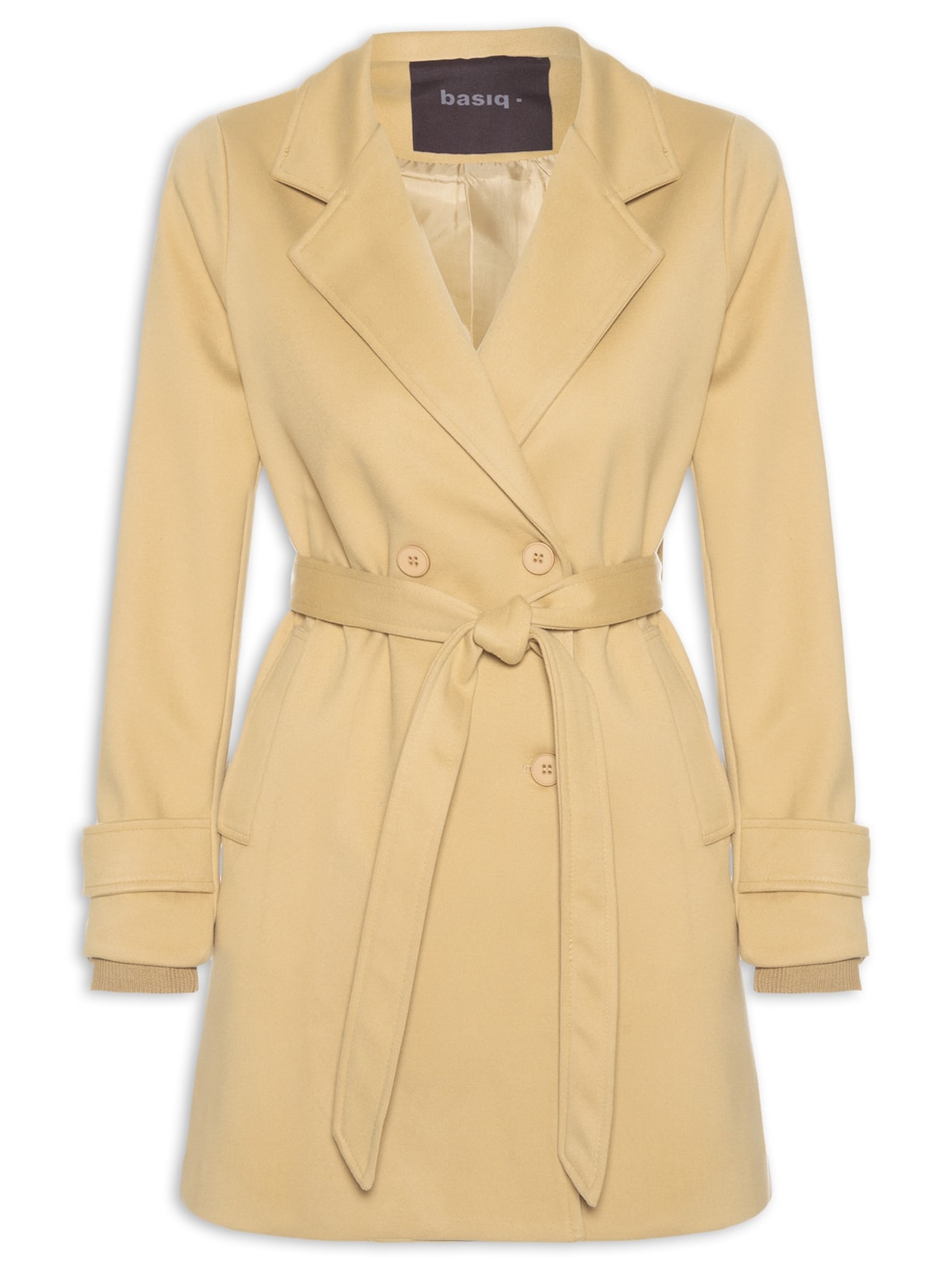 Blazer Feminino Alongado - Bege