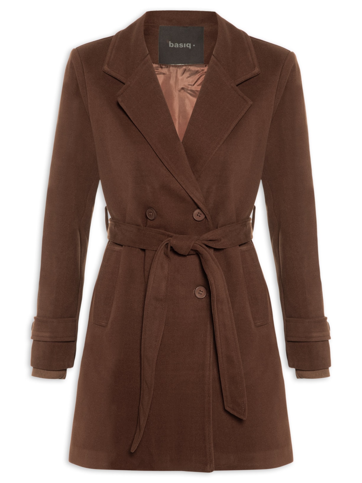 Blazer Feminino Alongado - Marrom