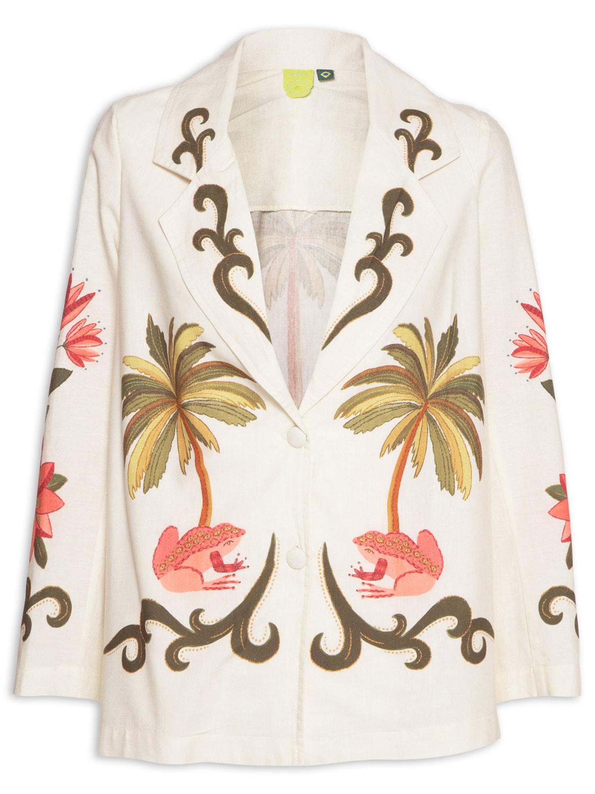 Blazer Feminino Amazônia Chic - Off White