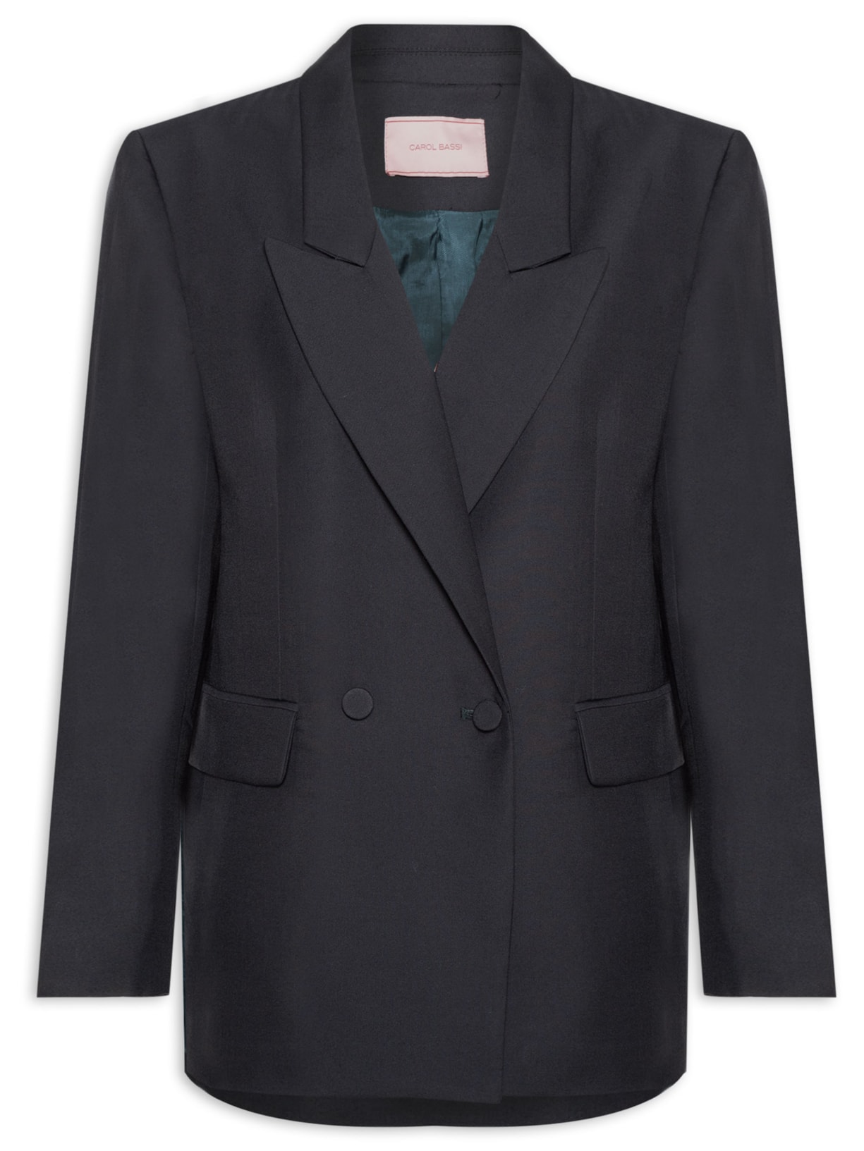 Blazer Feminino Bauer Azul Carol Bassi