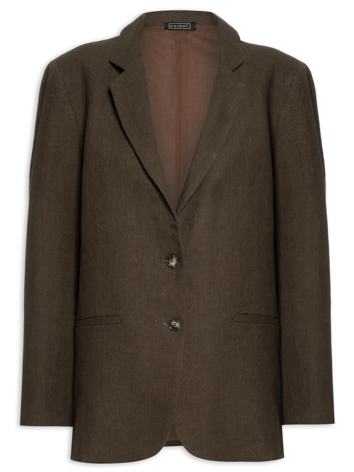 Blazer Feminino Carol Linho - Marrom