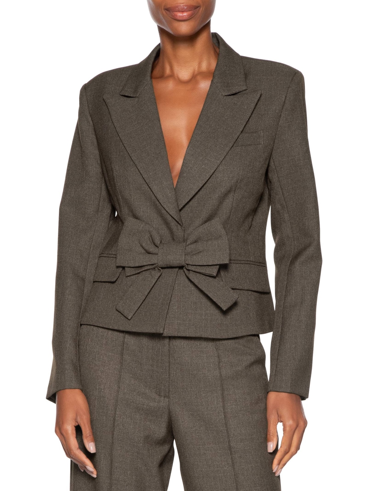 Blazer Feminino Charlotte Marrom Bo.bô