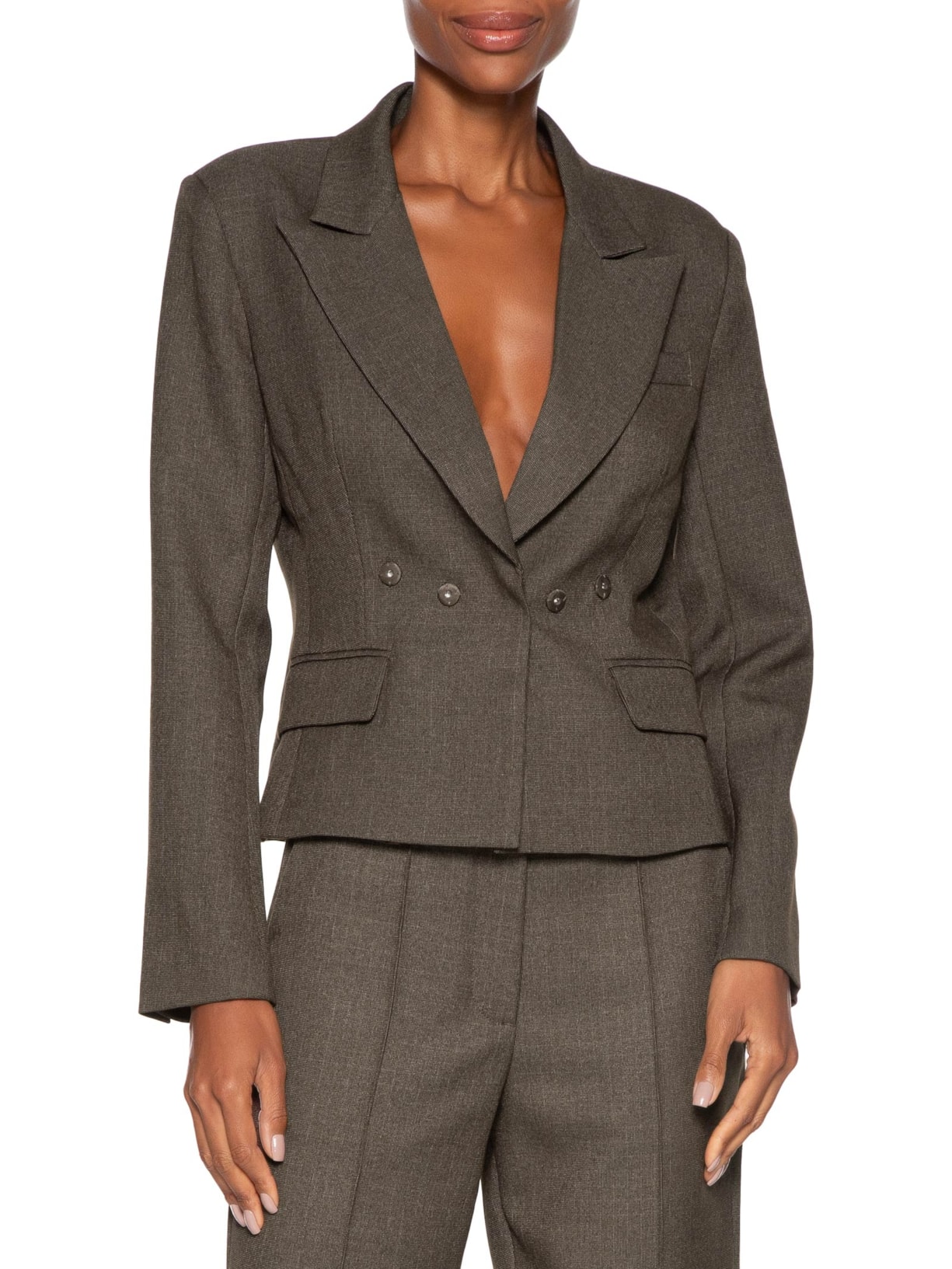 Blazer Feminino Charlotte Marrom Bo.bô