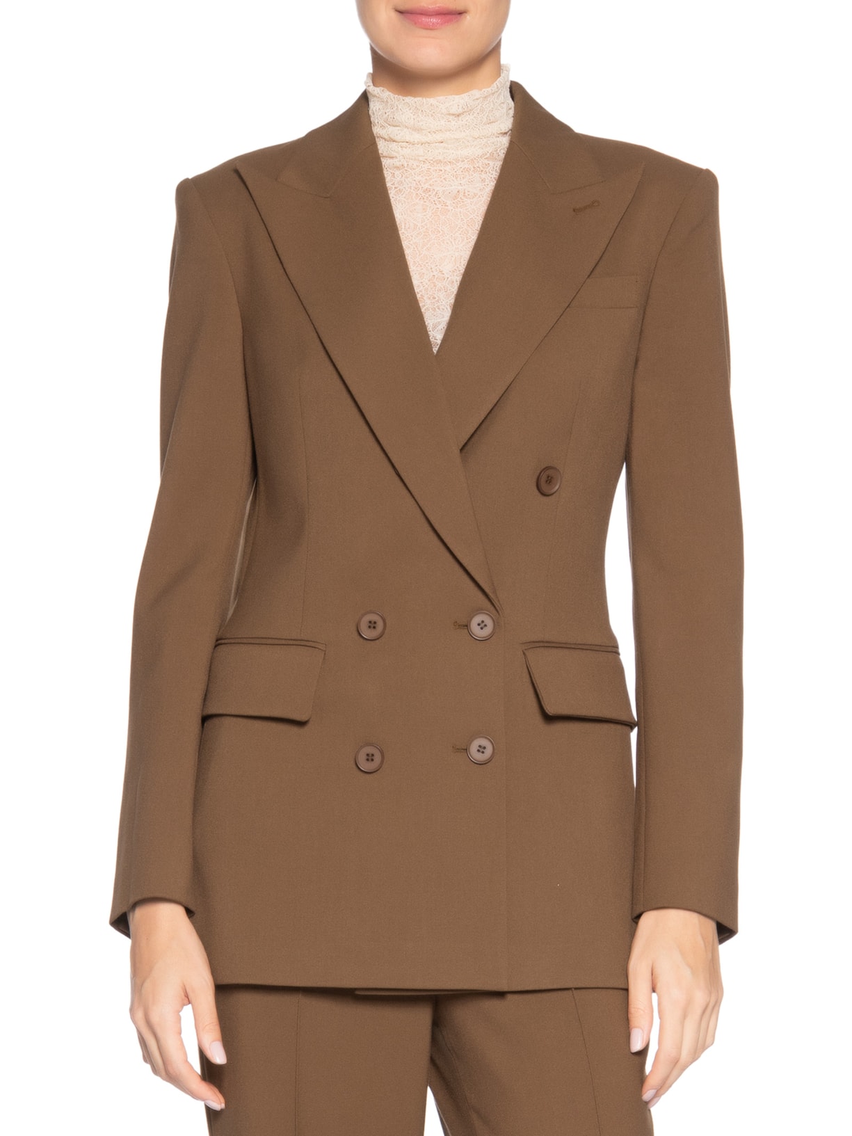 Blazer Feminino Clary Twill Toffee Marrom Bo.bô