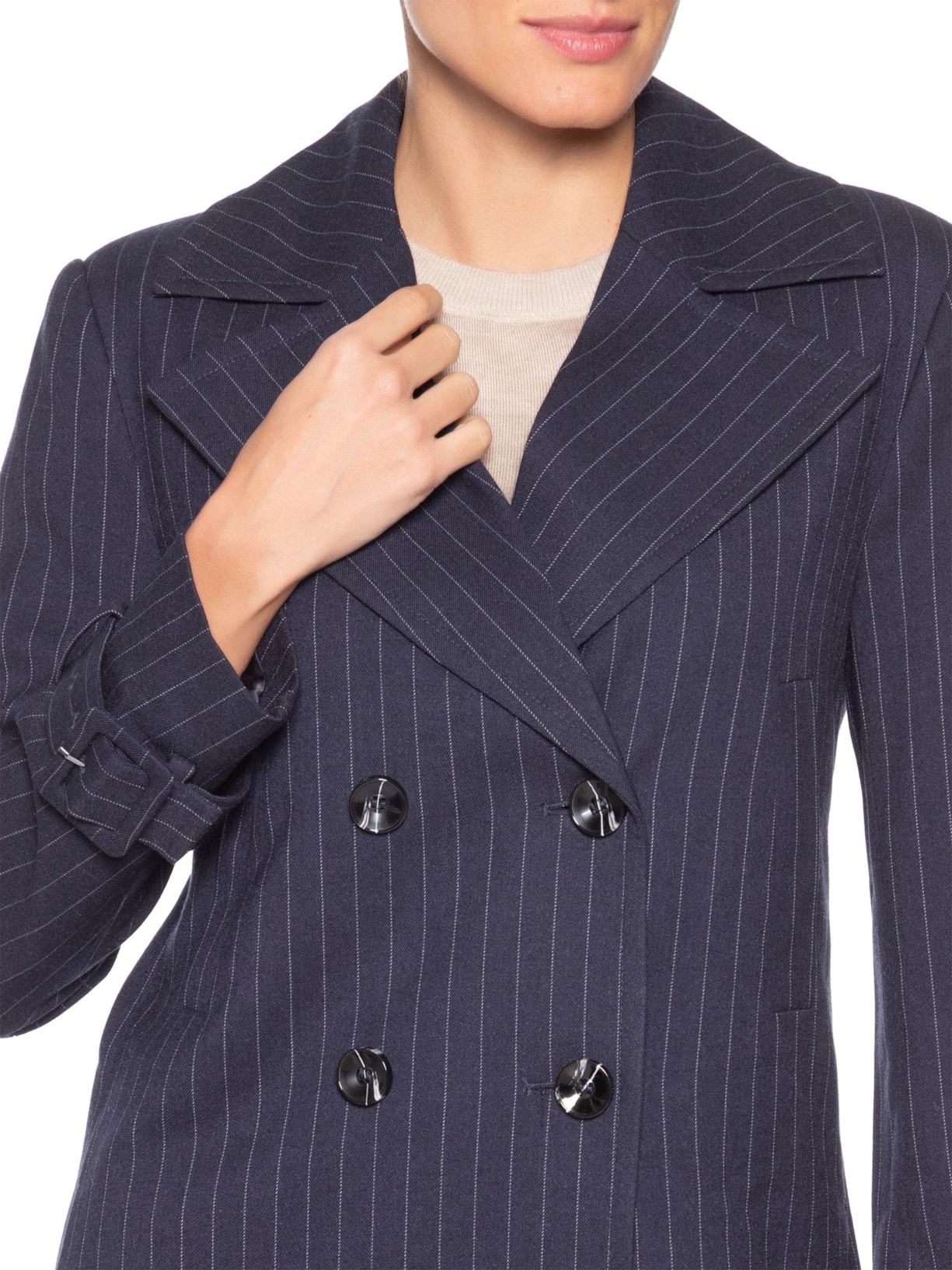 Blazer Feminino Coat Ruth – Azul Le Lis