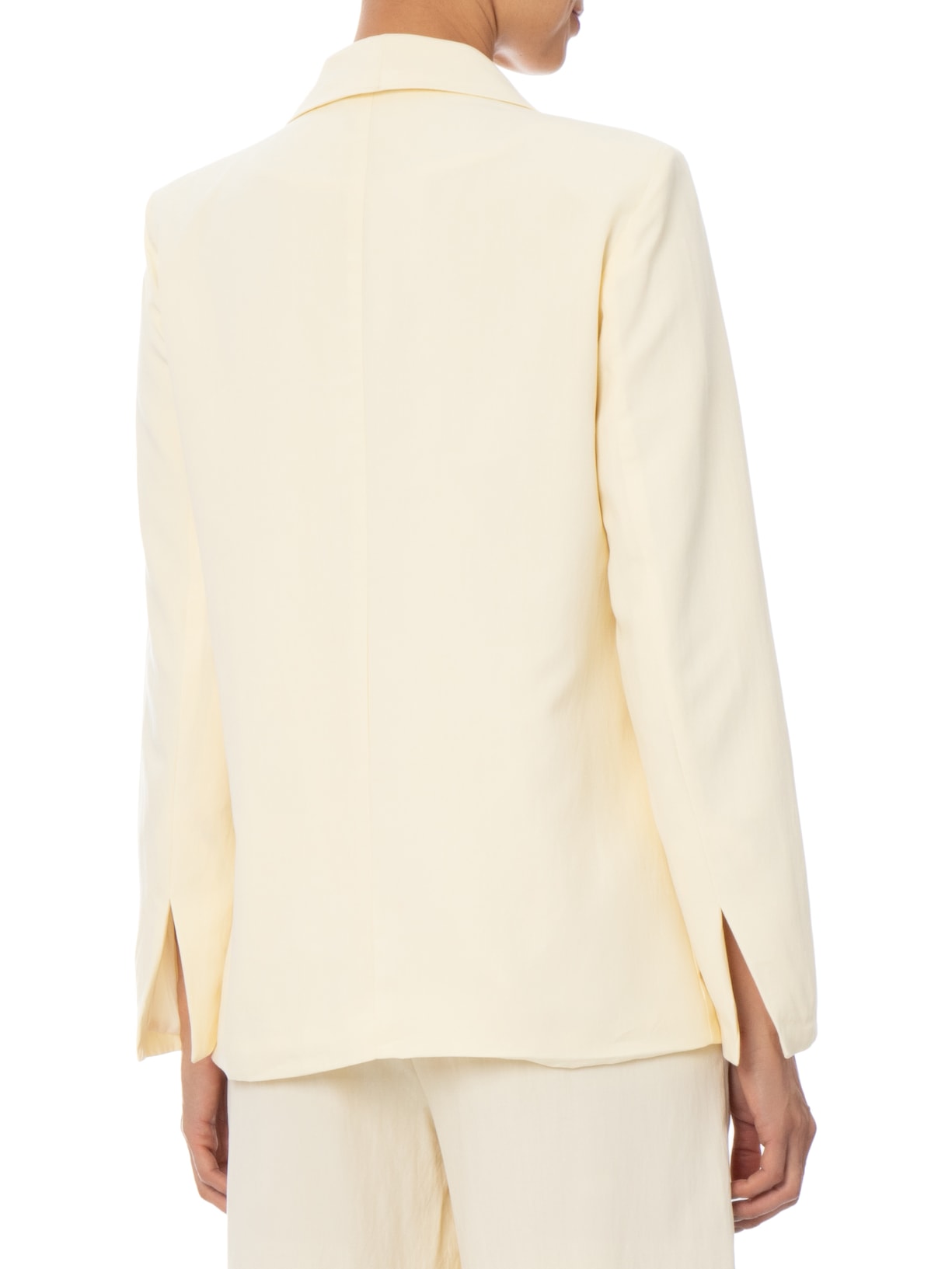 Blazer Feminino com Cinto em Franjas Amarelo '2Essential