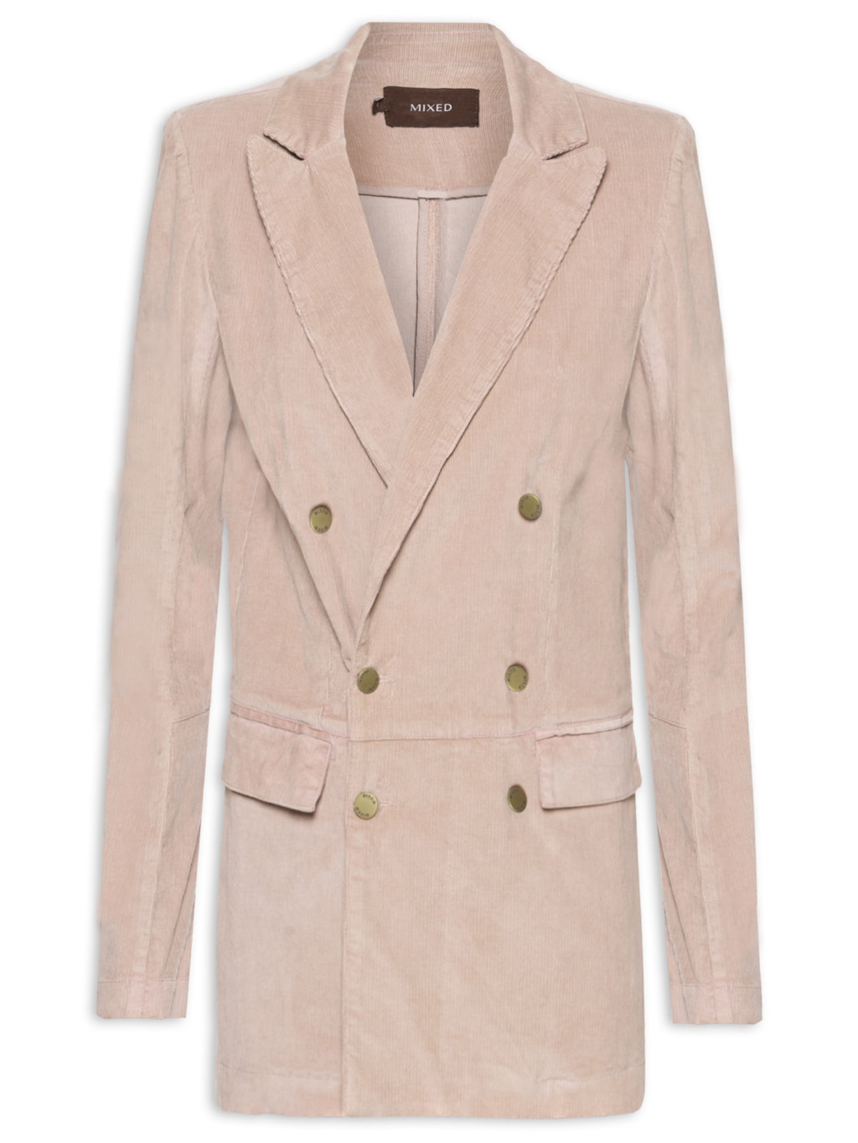 Blazer Feminino Cotelê Jones - Rosa