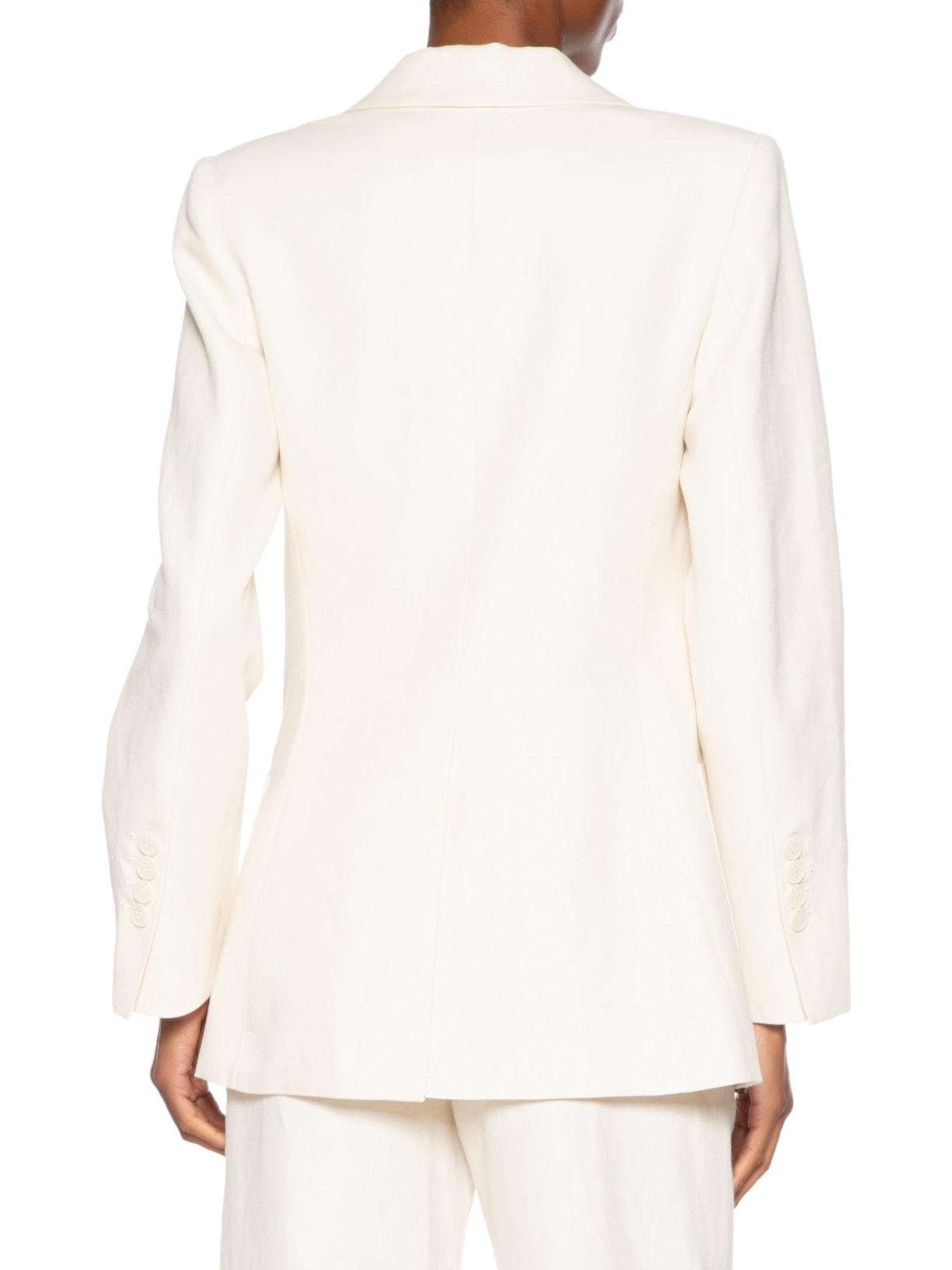 Blazer Feminino Cotton Linen Bege Animale