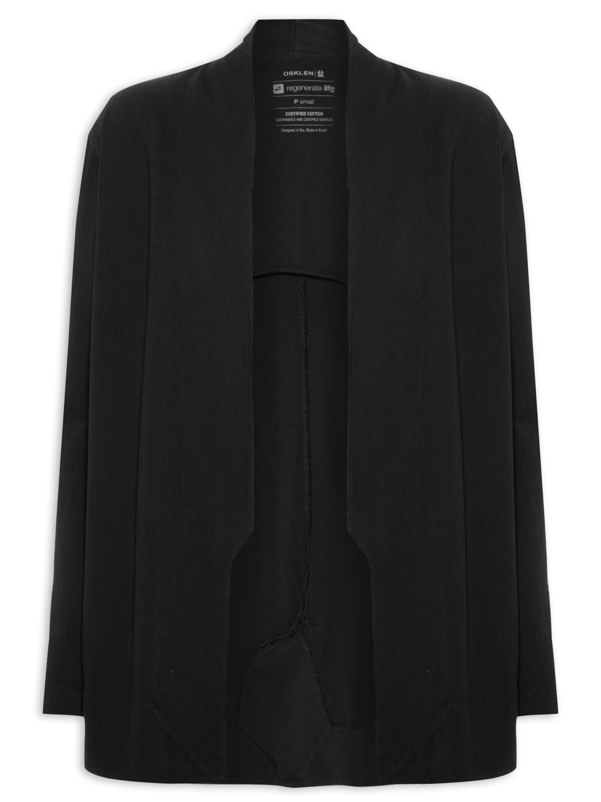 Blazer Feminino Cotton - Preto