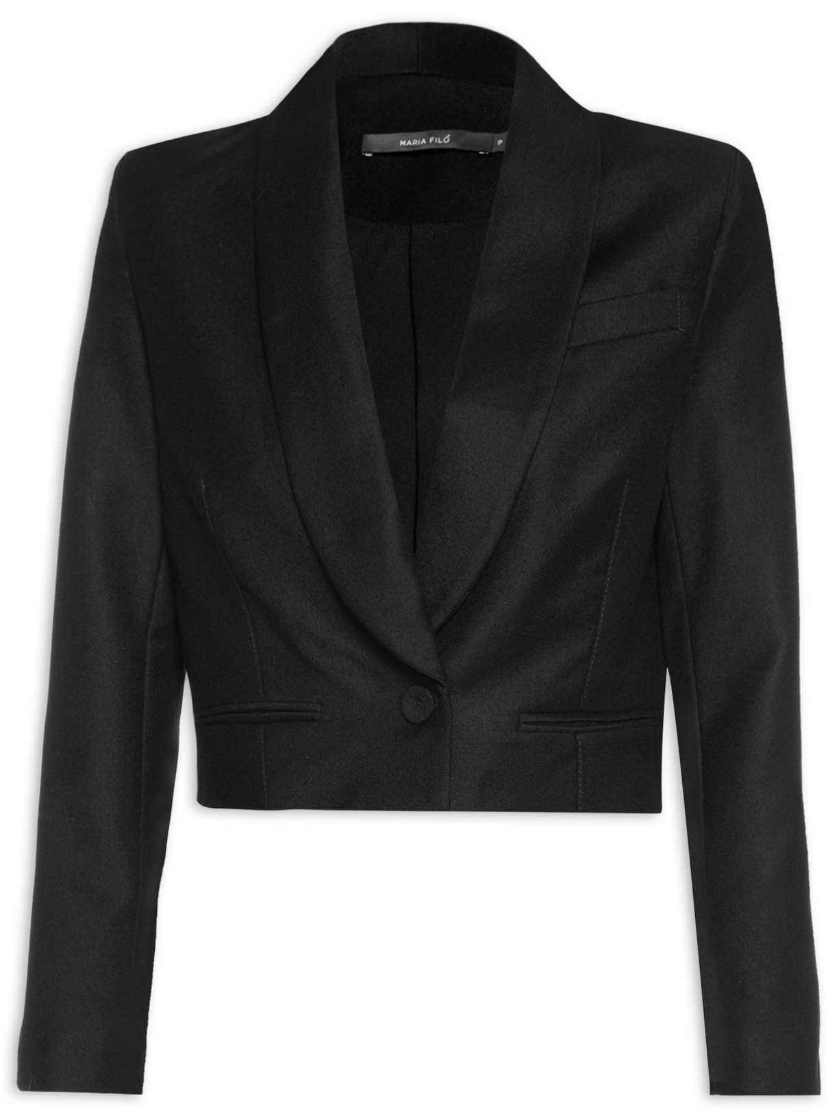 Blazer Feminino Curto LA - Preto