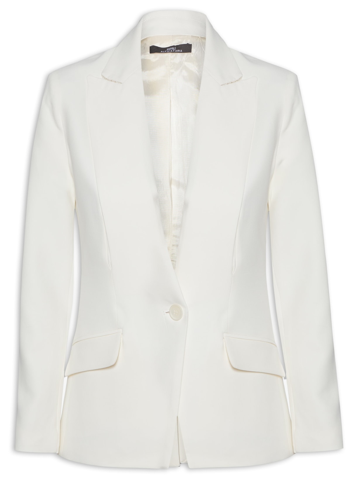 Blazer Feminino De Crepe - Off White