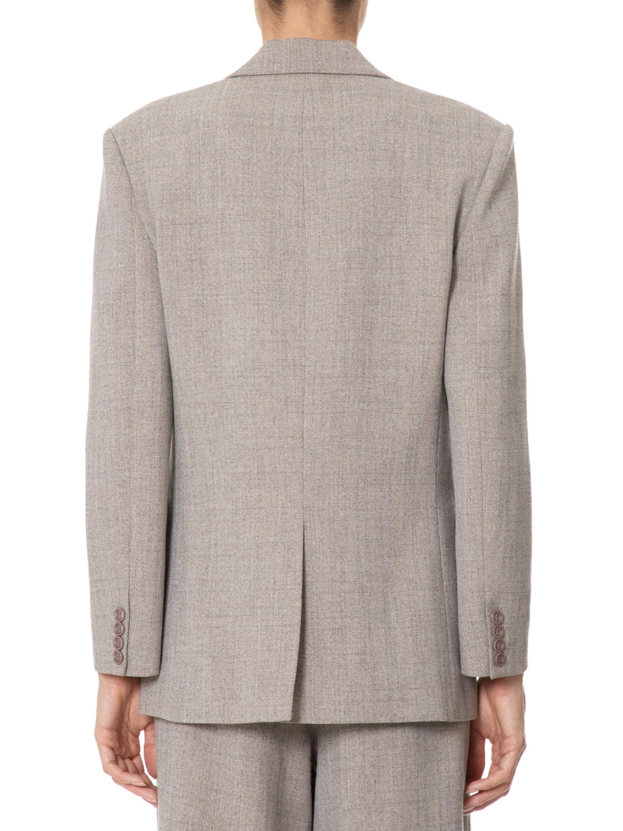 Blazer Feminino Denner Cinza Carol Bassi