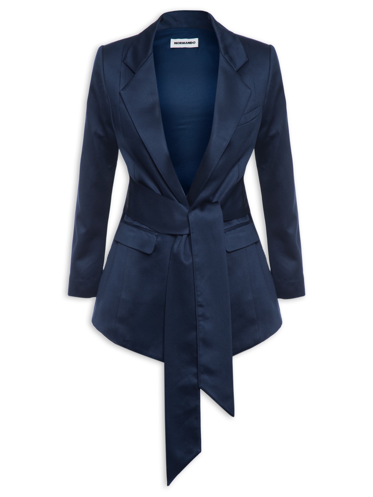 Blazer Feminino Faixa Apyti - Azul