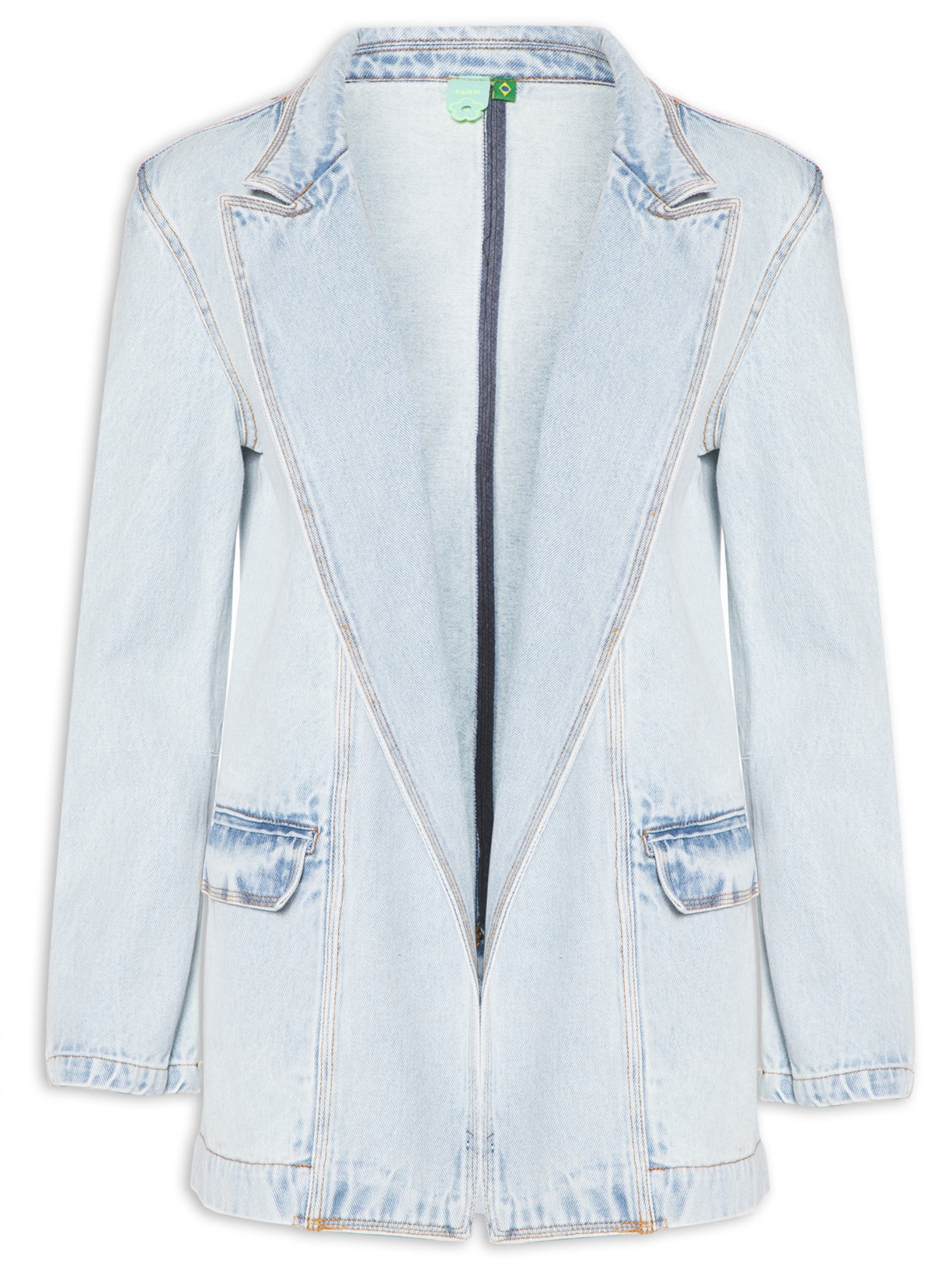 Blazer Feminino Jeans - Azul