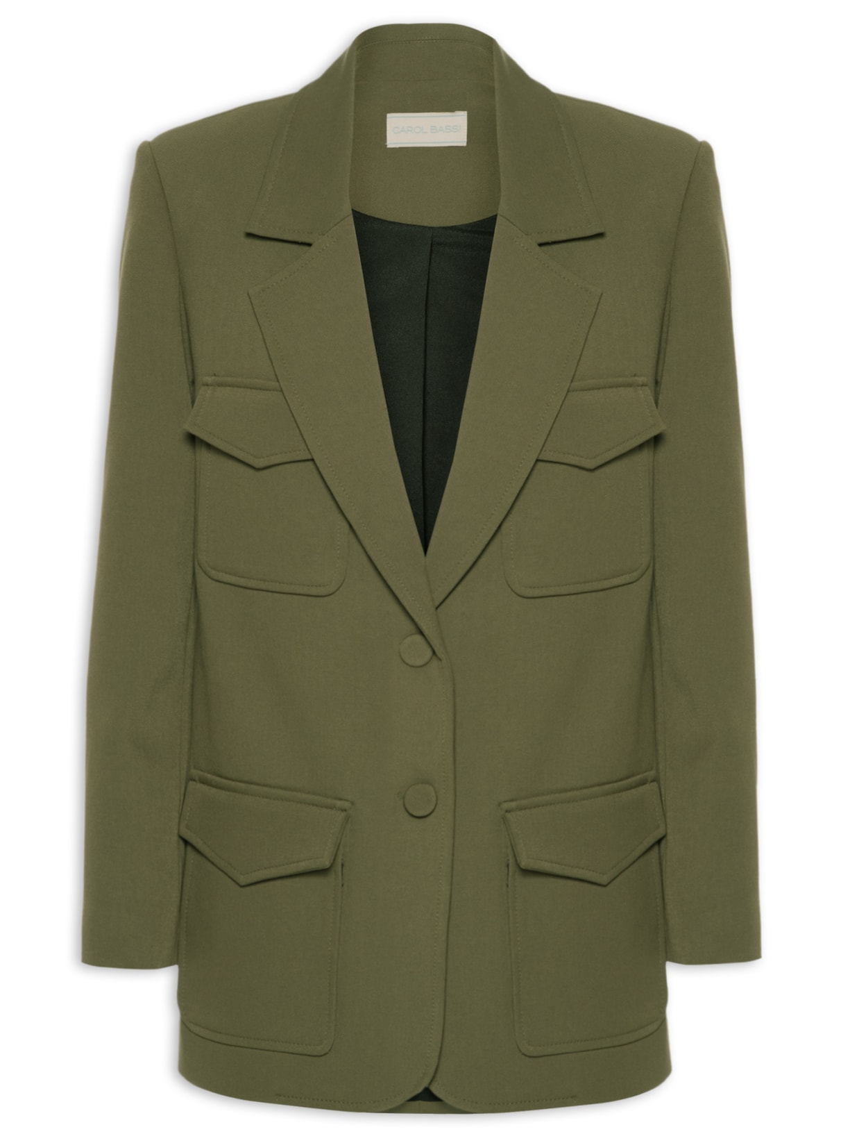 Blazer Feminino Kala Verde Carol Bassi