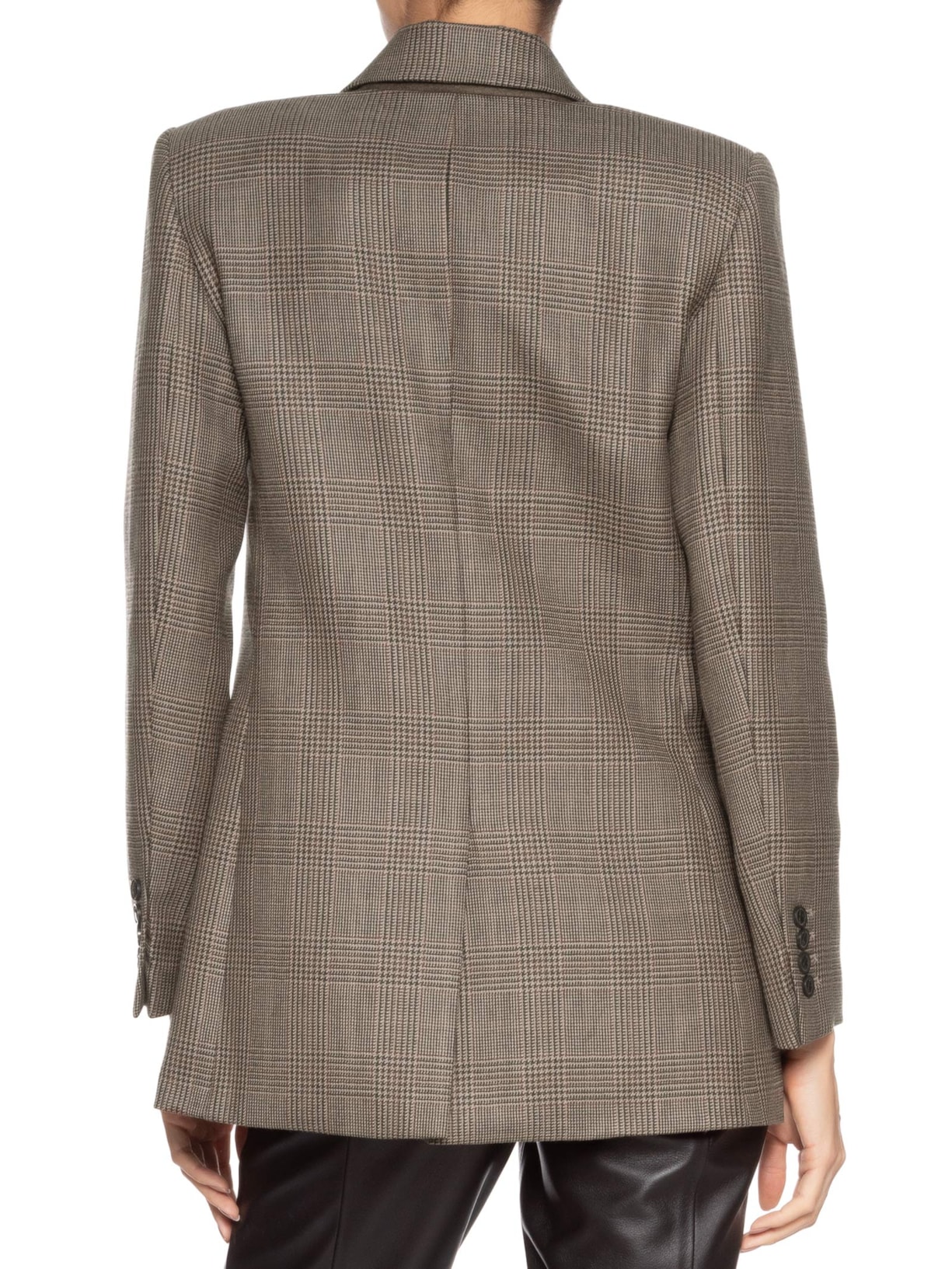 Blazer Feminino Lã Marrom Andrea Bogosian