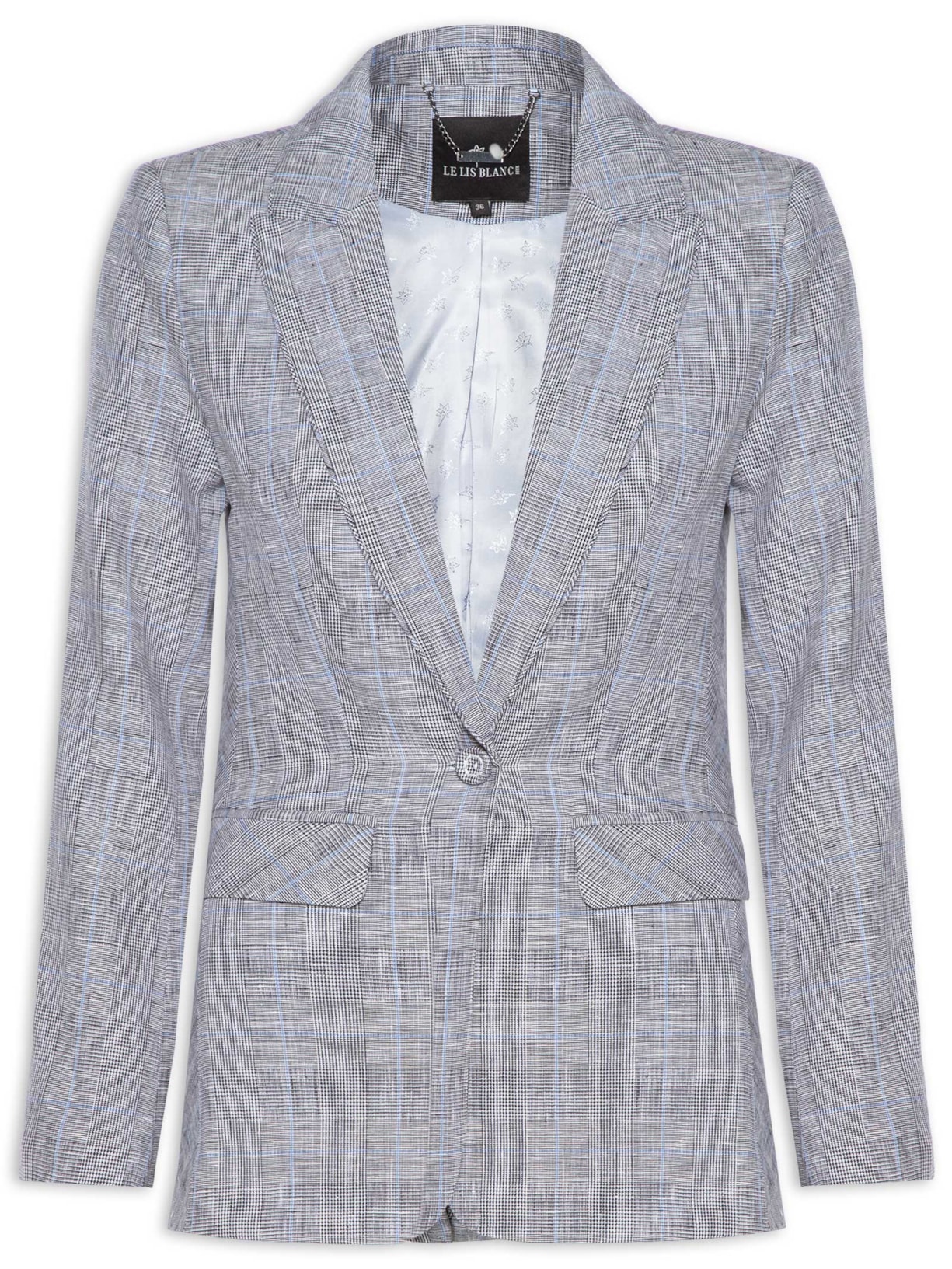 Blazer Feminino Laura Cinza Le Lis