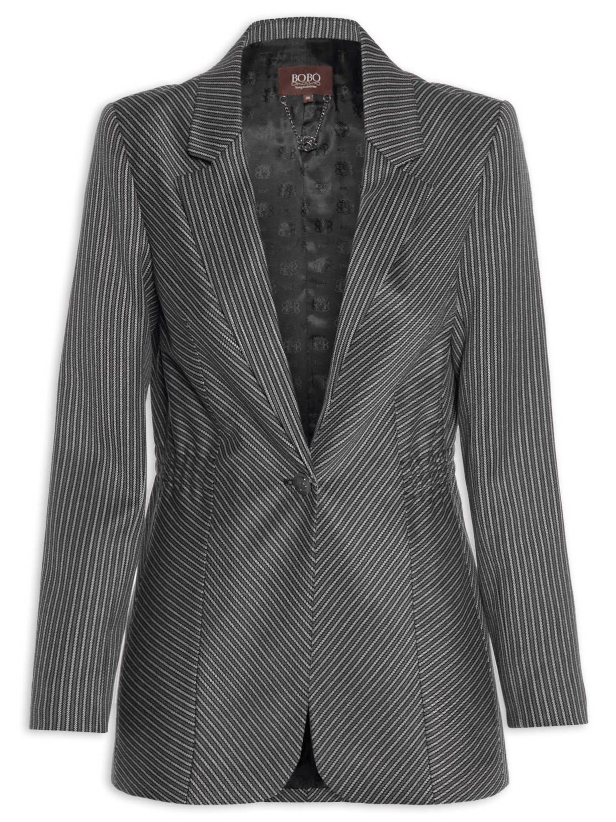 Blazer Feminino Laviollete Listra - Cinza
