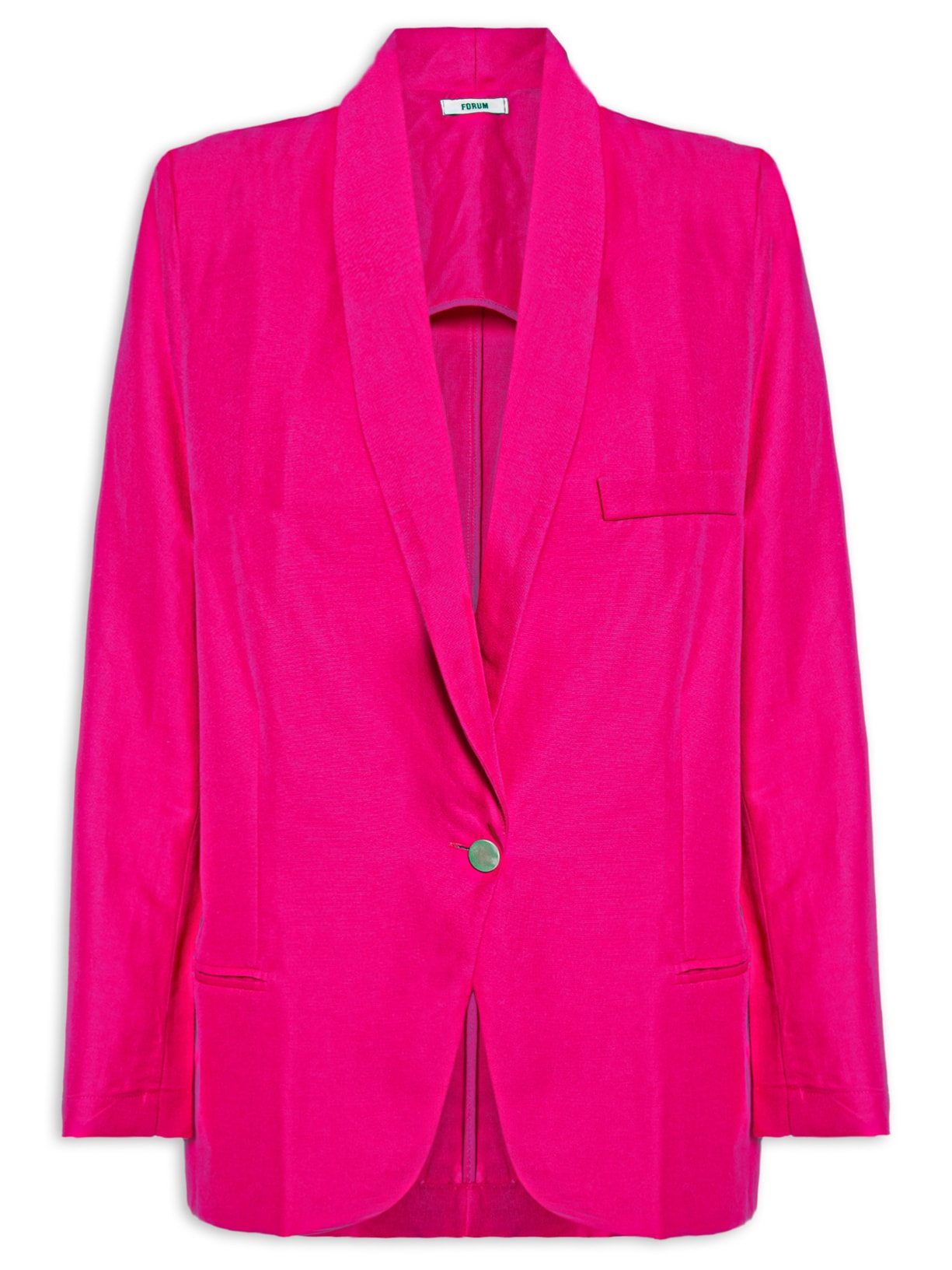 Blazer Feminino Linho - Rosa
