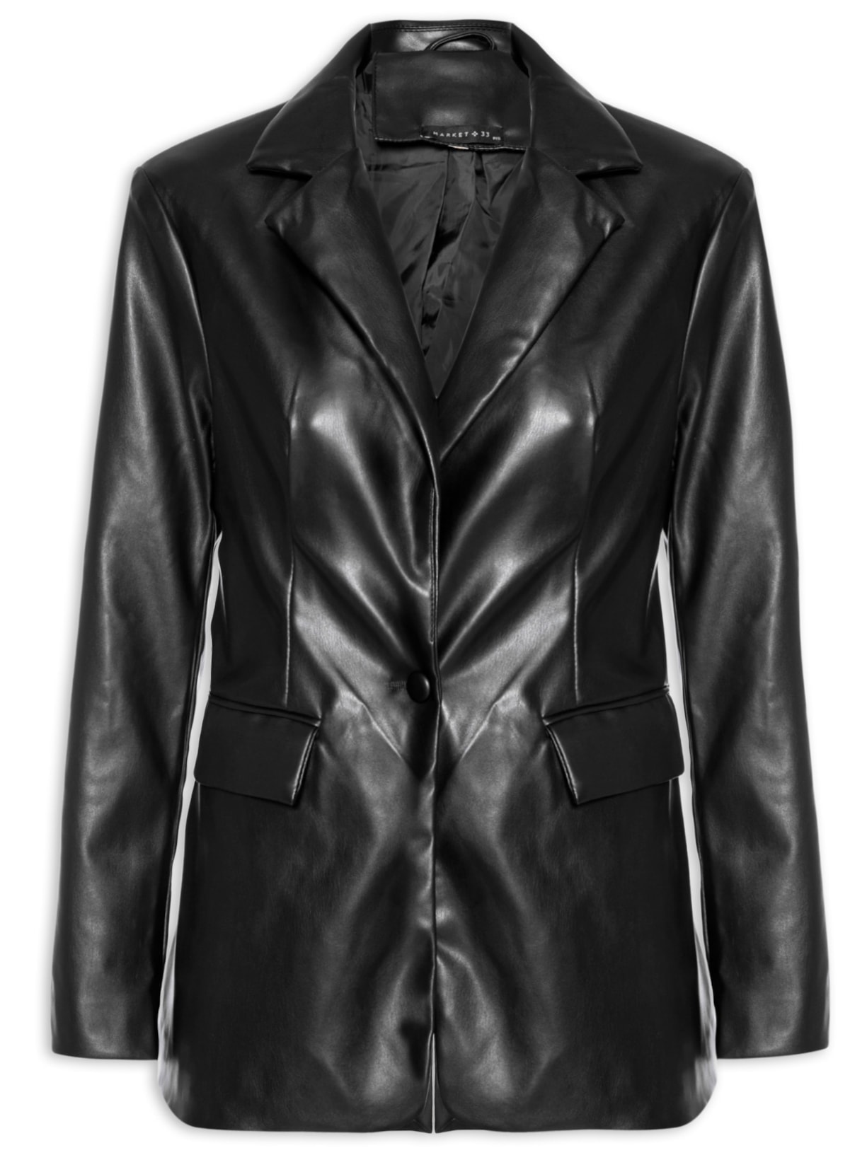 Blazer Feminino Liso - Preto