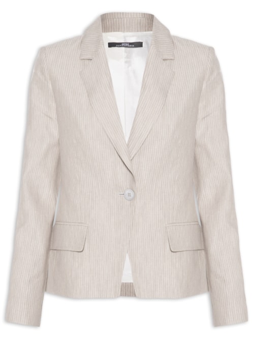 Blazer Feminino Listra - Cinza