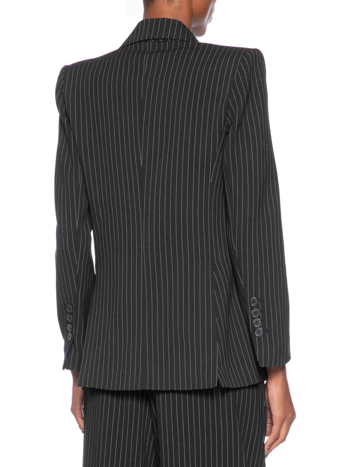 Blazer Feminino Listras Preto Animale