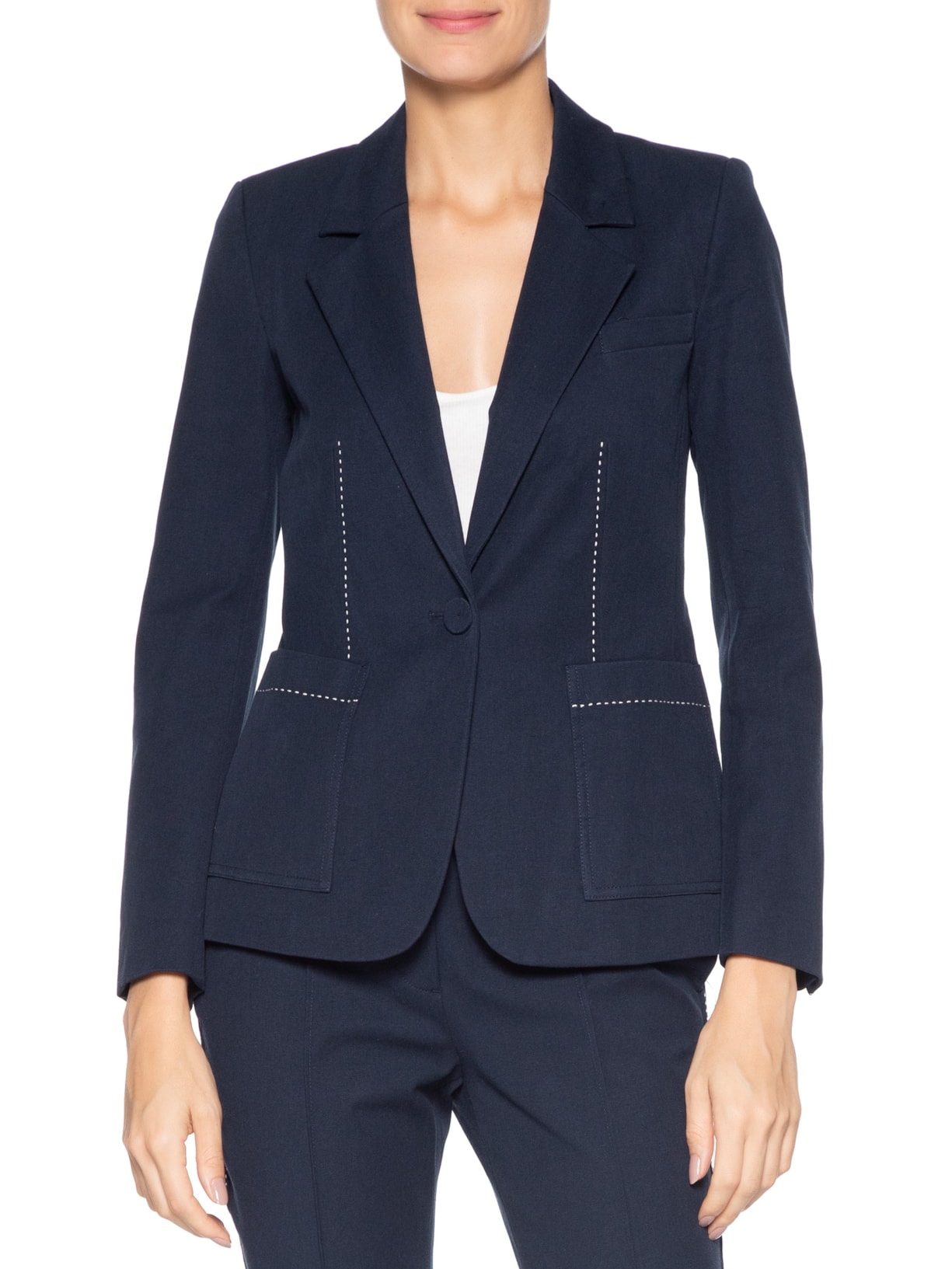 Blazer Feminino Livia Azul Le Lis