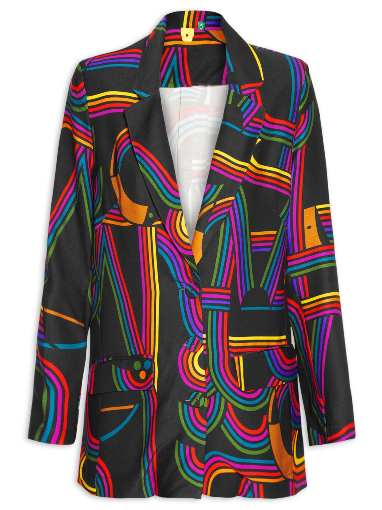Blazer Feminino Logo Tuca - Preto